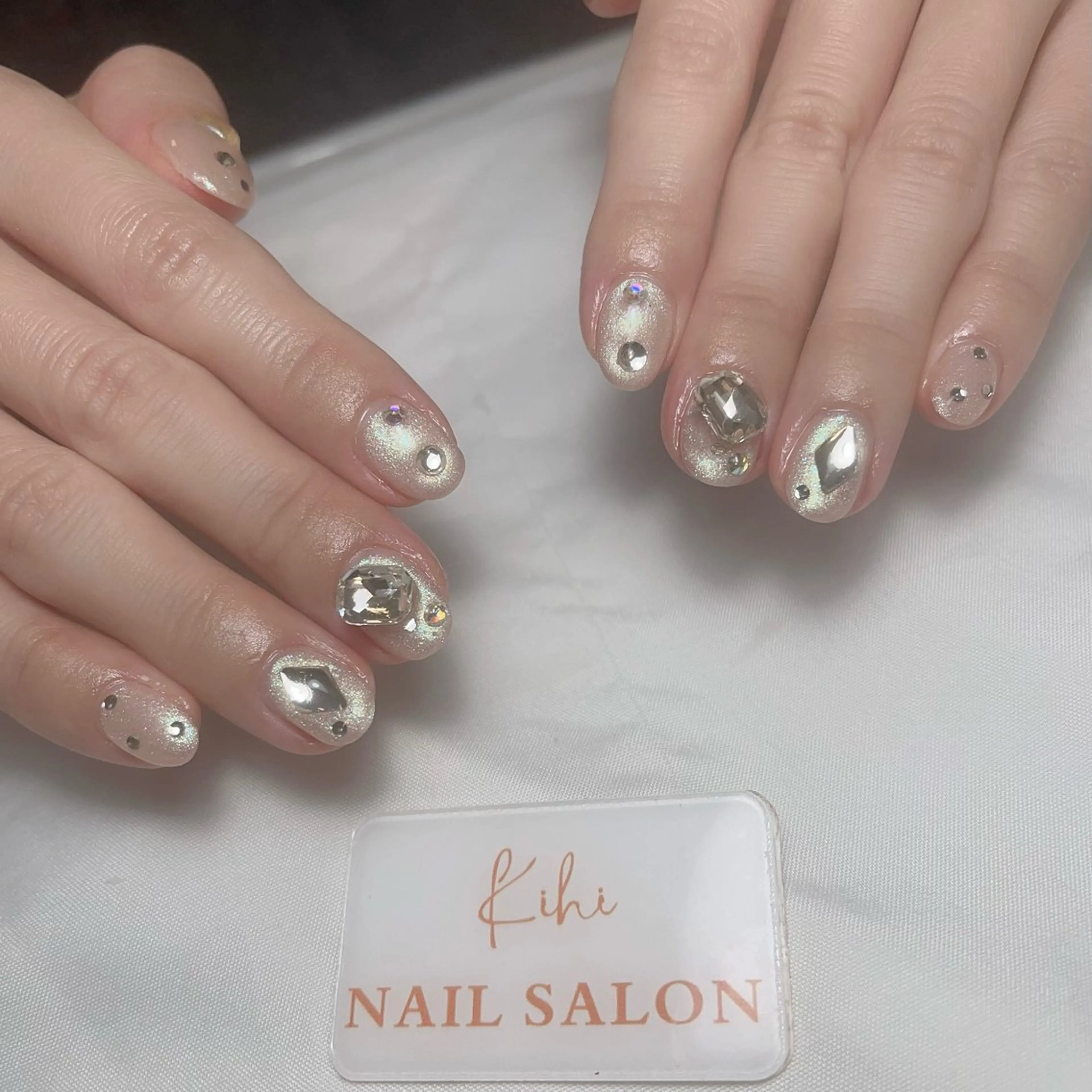 ネイル アートネイル フレンチネイル ジェルネイル グラデーション 韓国ネイル ハンドネイル ハンドケア さくら💮💮 【オフ無料】のネイルデザイン