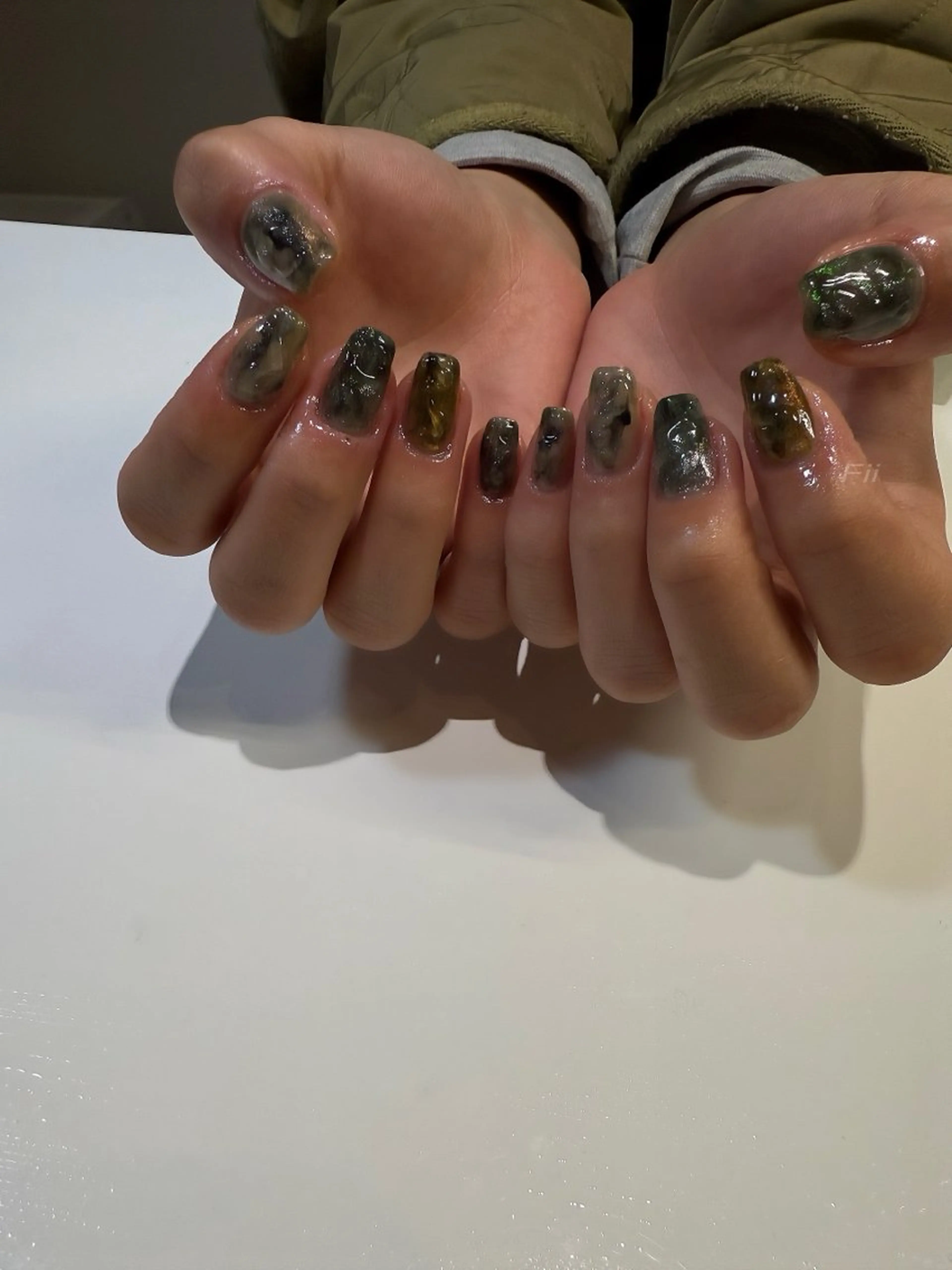 ネイル ニュアンスネイル ハンドネイル 𝐅𝐢𝐢【本町/ ネイル】Miho💜のその他イメージ