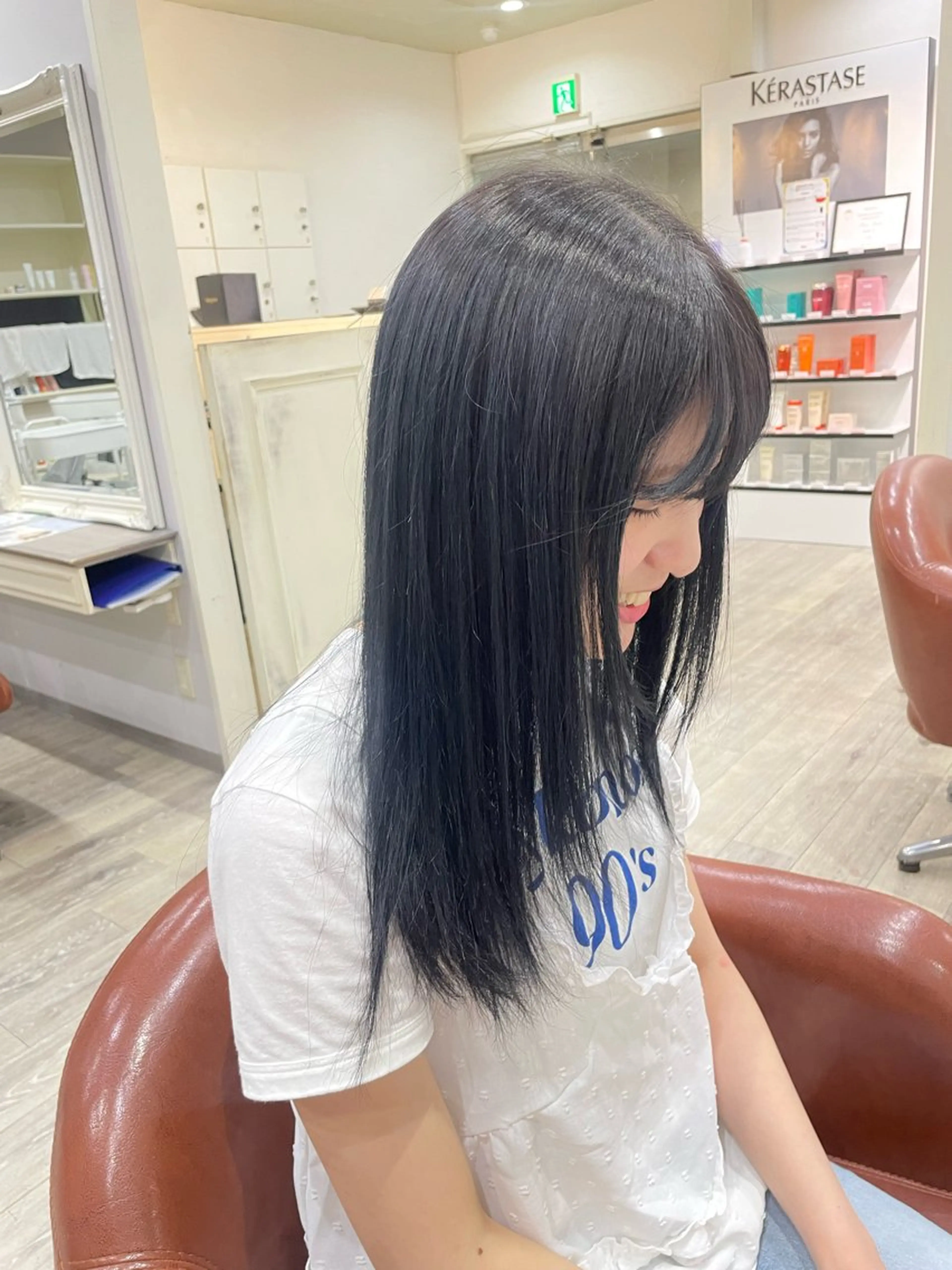 セミロング カラー ミユル/ 盛れるエクステ🎀✨のヘアスタイル