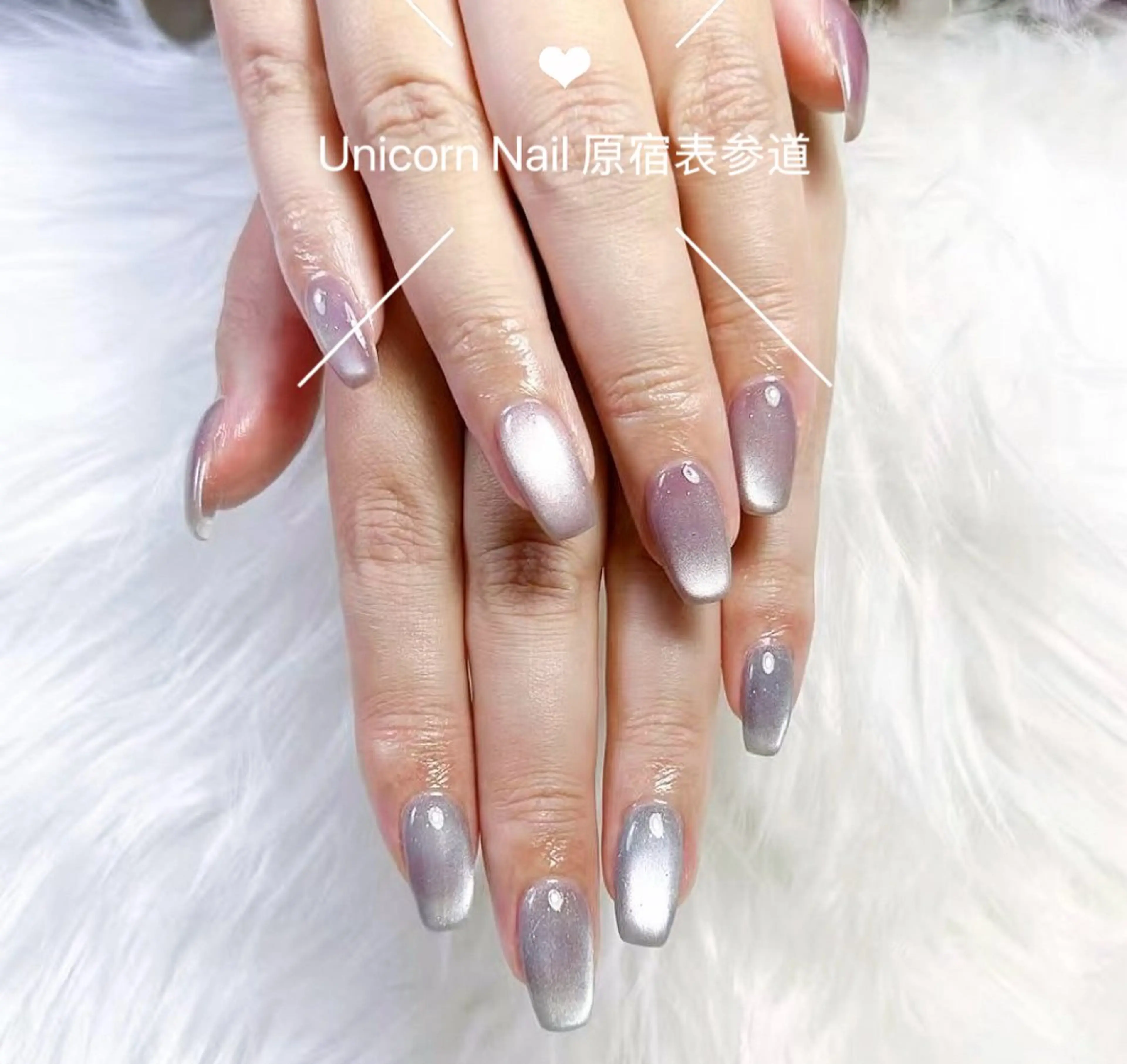 ネイル マグネットネイル Unicorn Nail原宿表参道のネイルデザイン