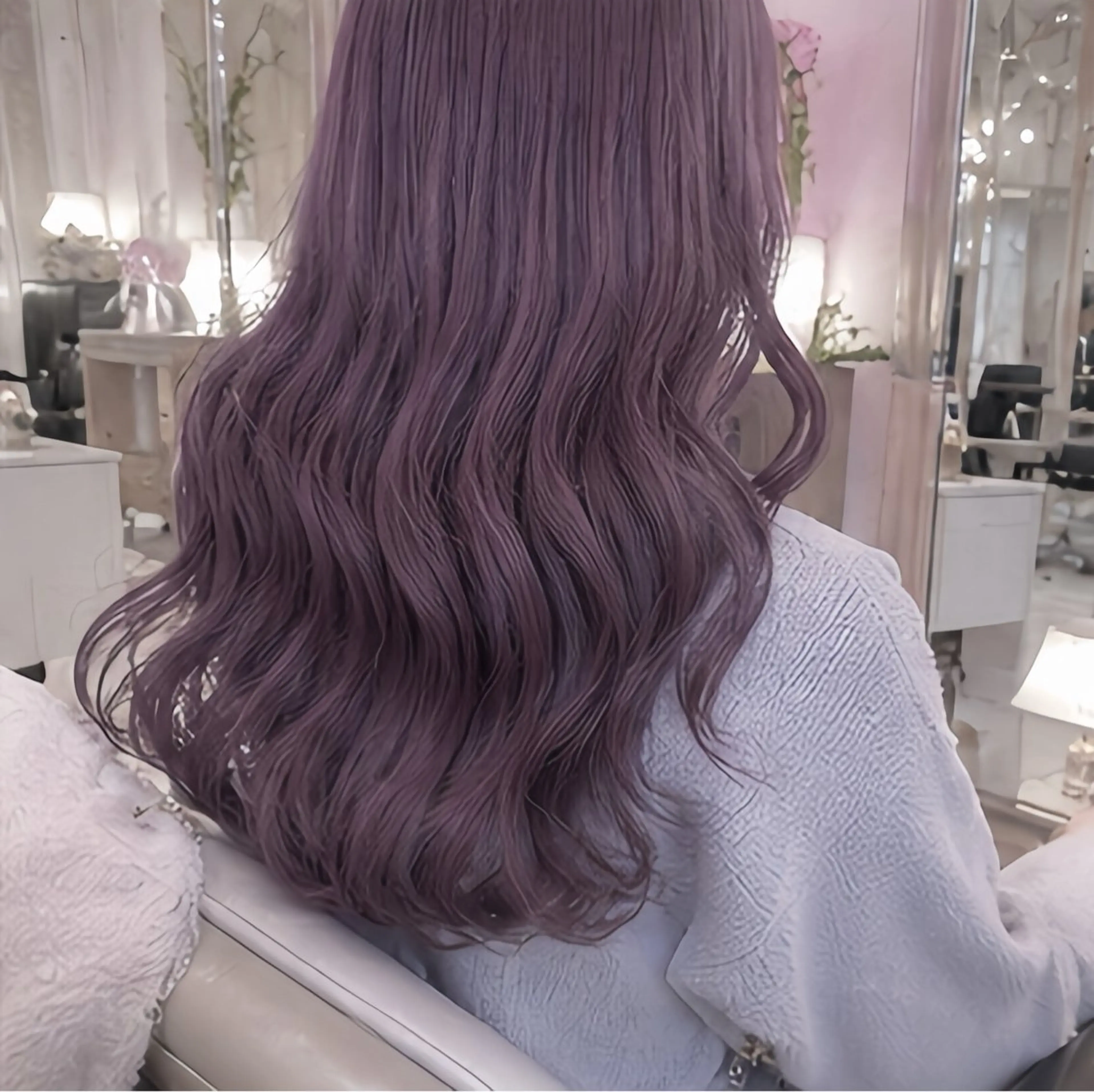 ロング カラー カット ヘアカラー 🎀池袋🎀顔周り 💖🇰🇷おばかんのヘアスタイル