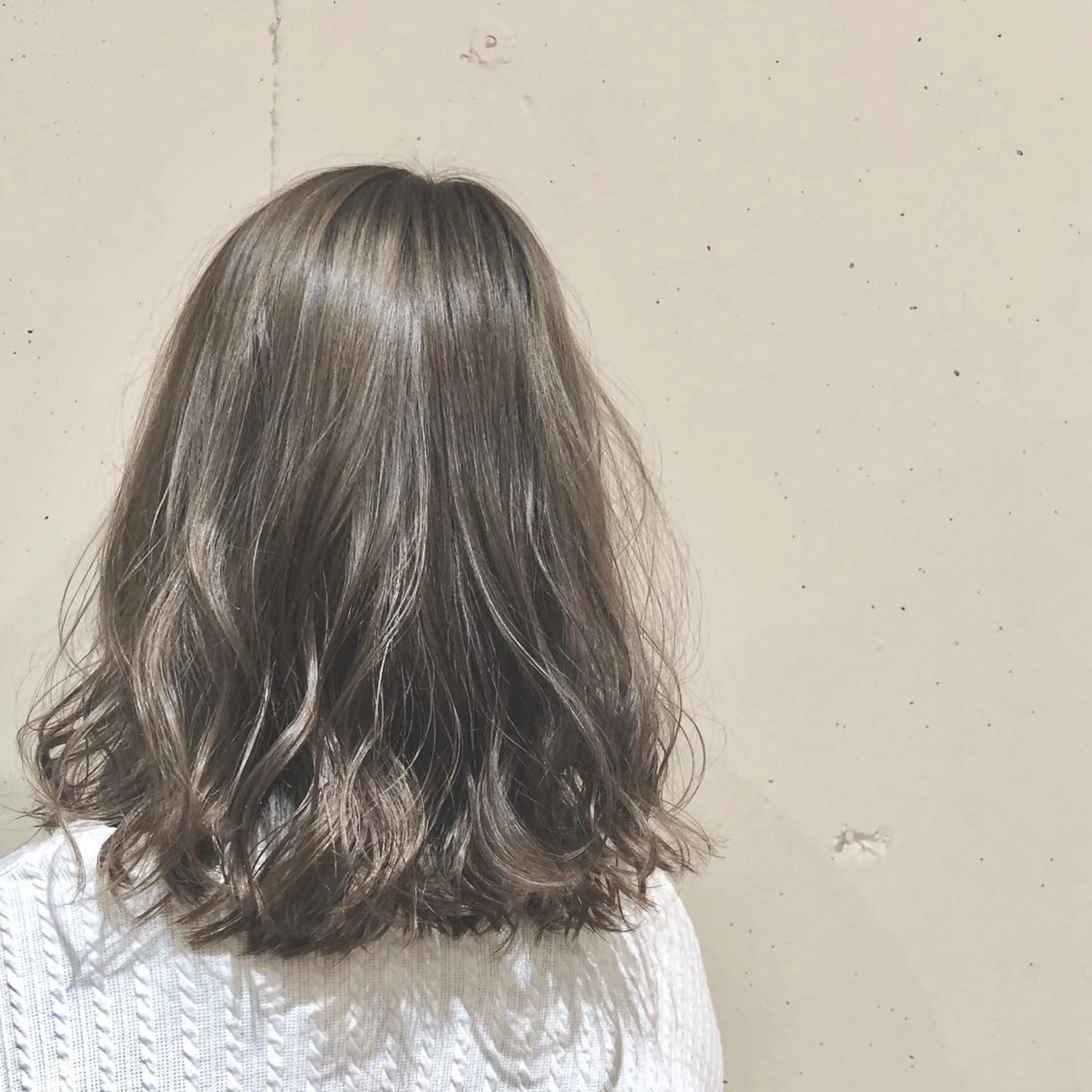 セミロング カラー ナツミ🤍 蔵前、浅草のヘアスタイル