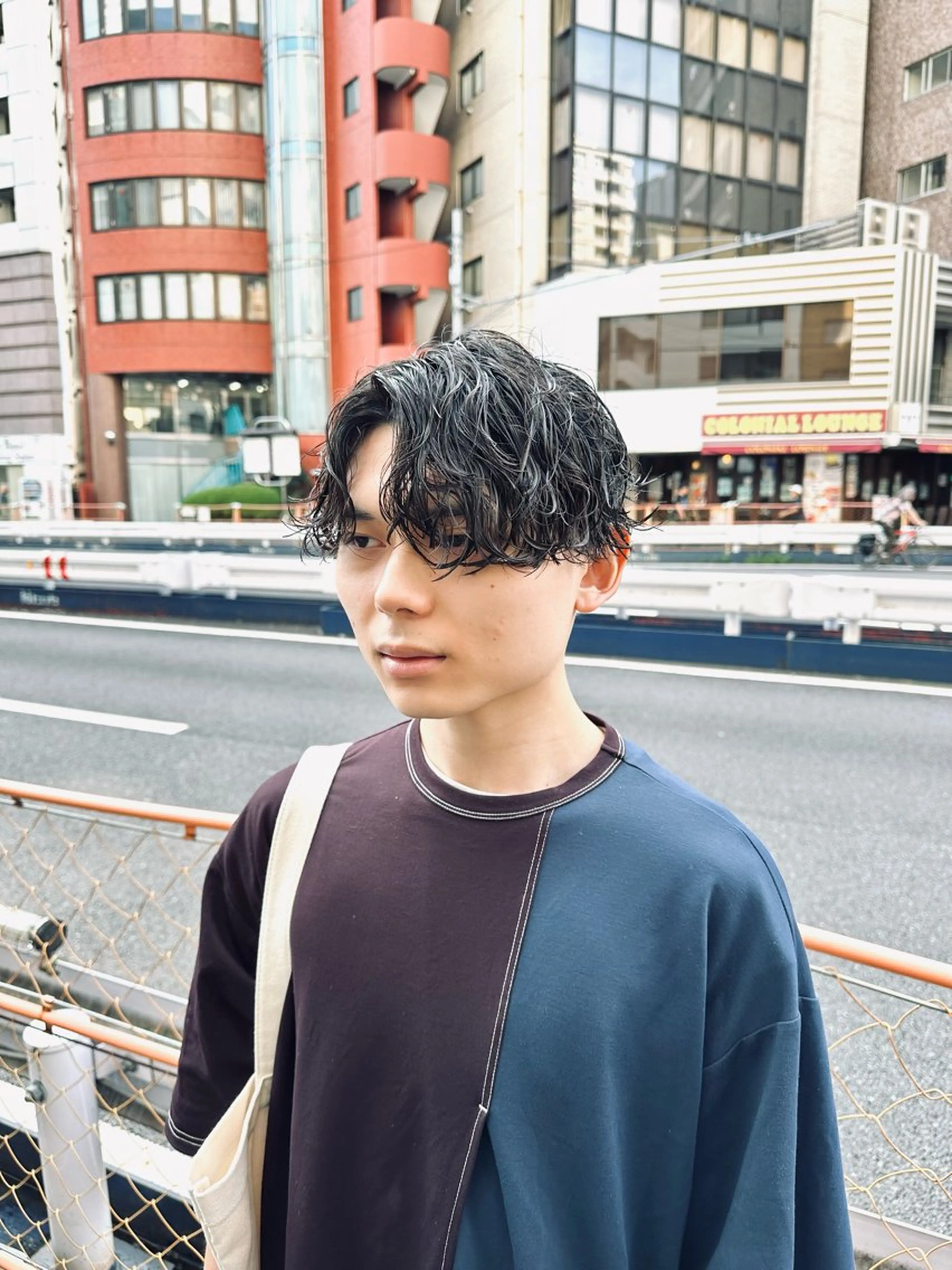 ミディアム パーマ メンズ ミディアムパーマ メンズパーマ スパイラルパーマ カット パーマ トリートメント 💈メンズパーマ💈 ナカザワ　　リョウのヘアスタイル