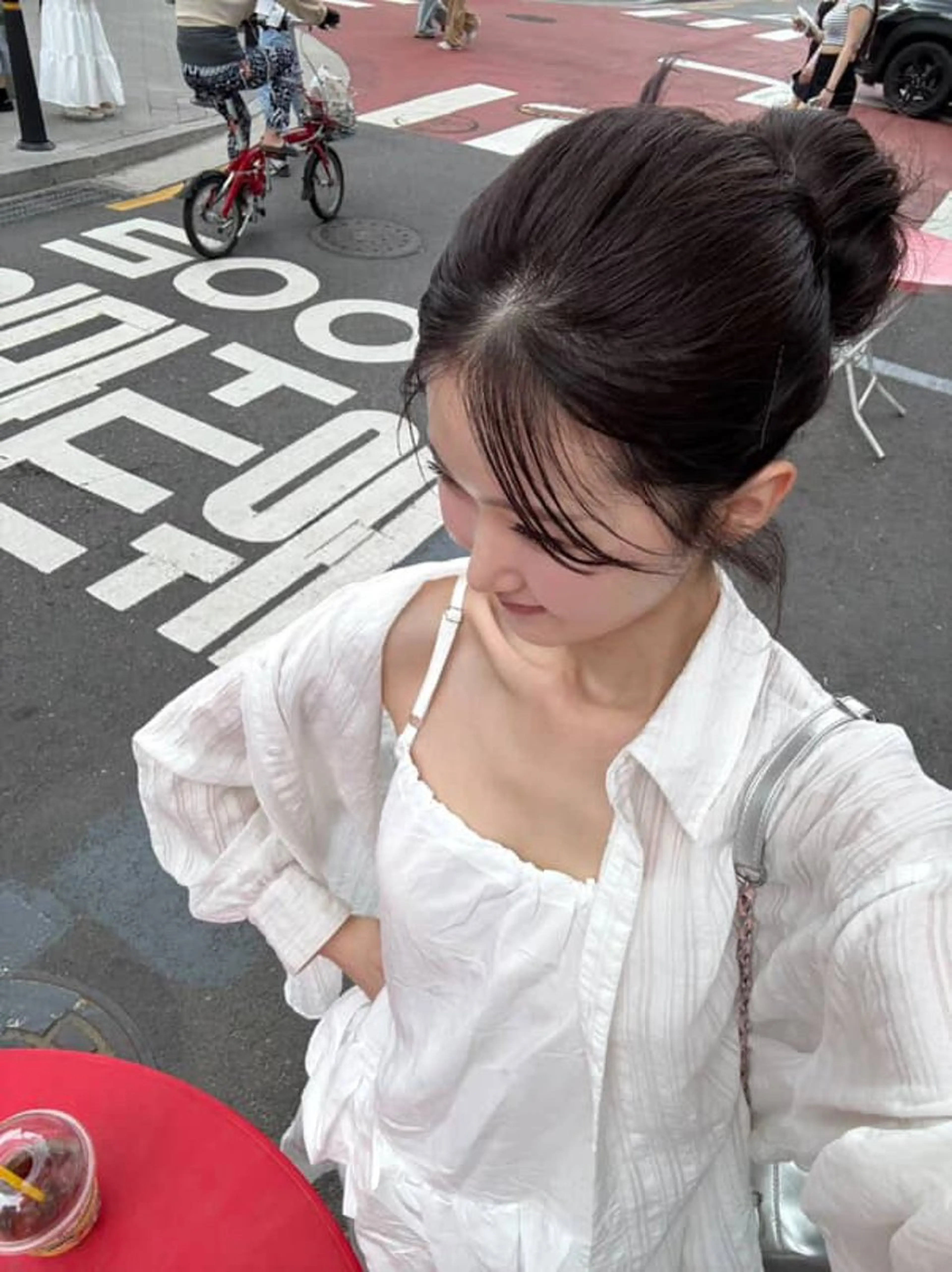 ロング 韓国風ヘア レイヤーカット カット ヘアカラー トリートメント YUTO 韓国美容師 레이어드컷,韓国ヘアのヘアスタイル