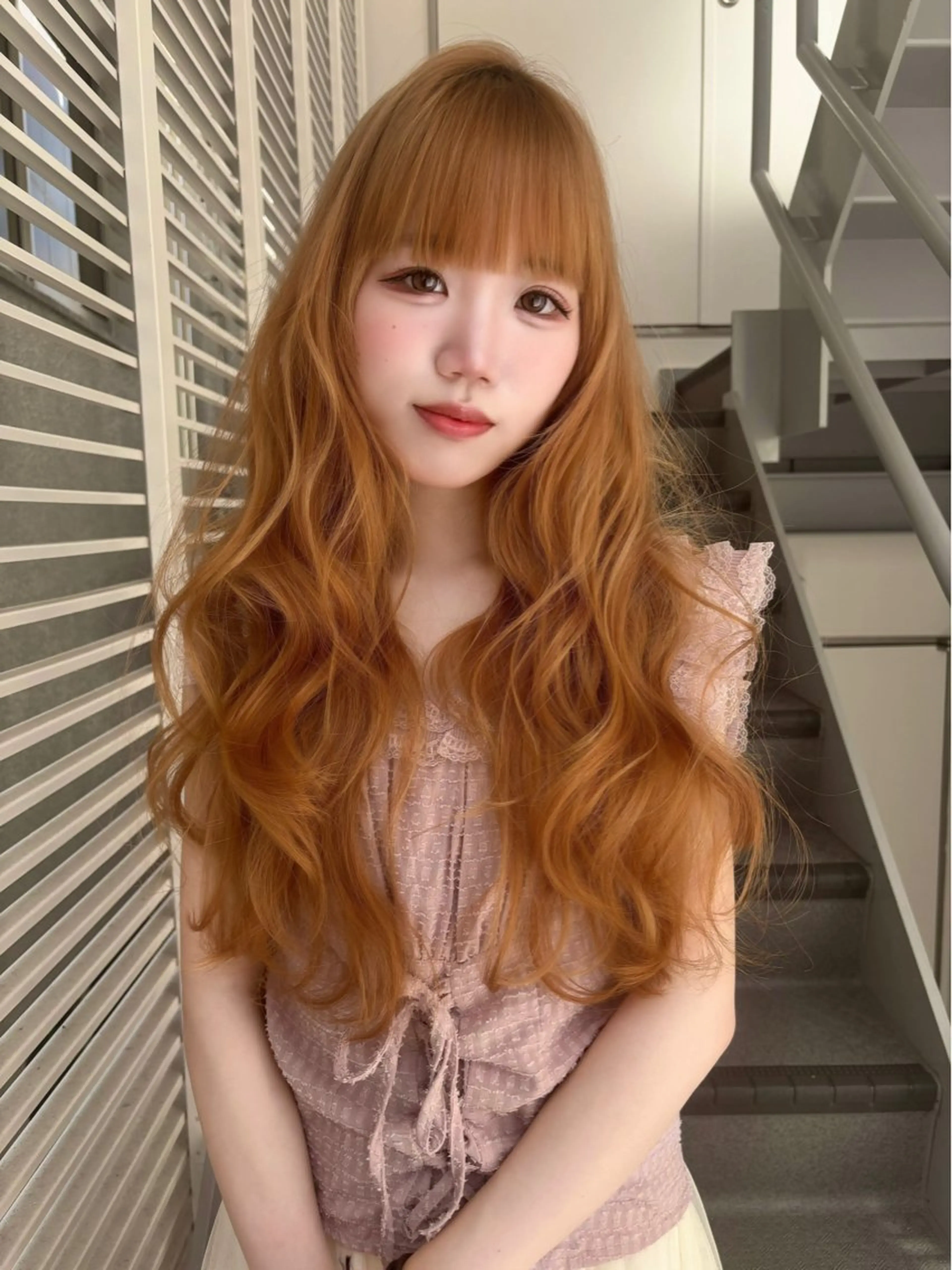 ロング ヘアアレンジ ヘアセット 天神￤カラー￤ まなみ🎀💞のヘアスタイル