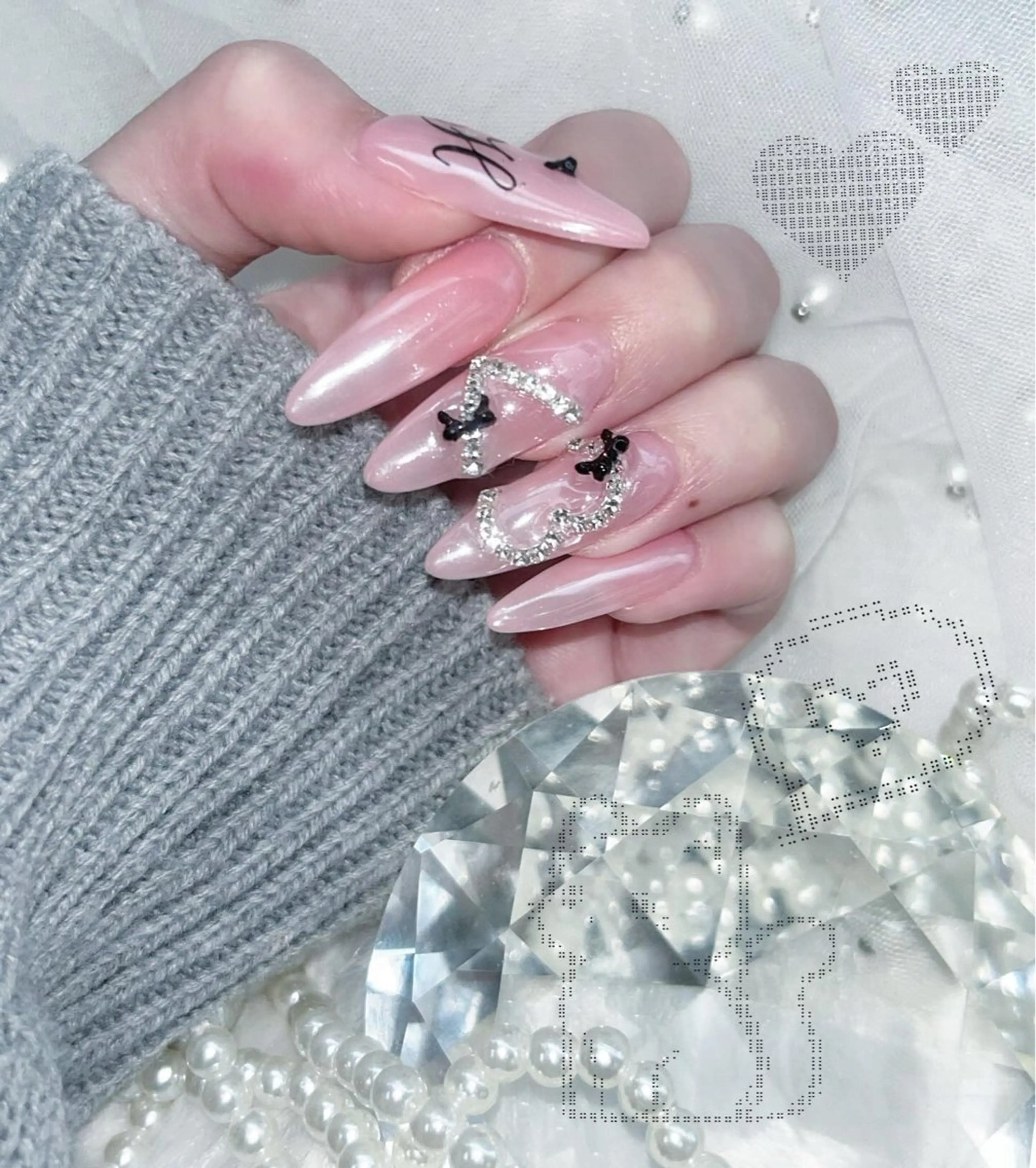 ネイル ハンドネイル ハンドケア Basic本厚木店 Mahiroᙏ̤̫͚のネイルデザイン