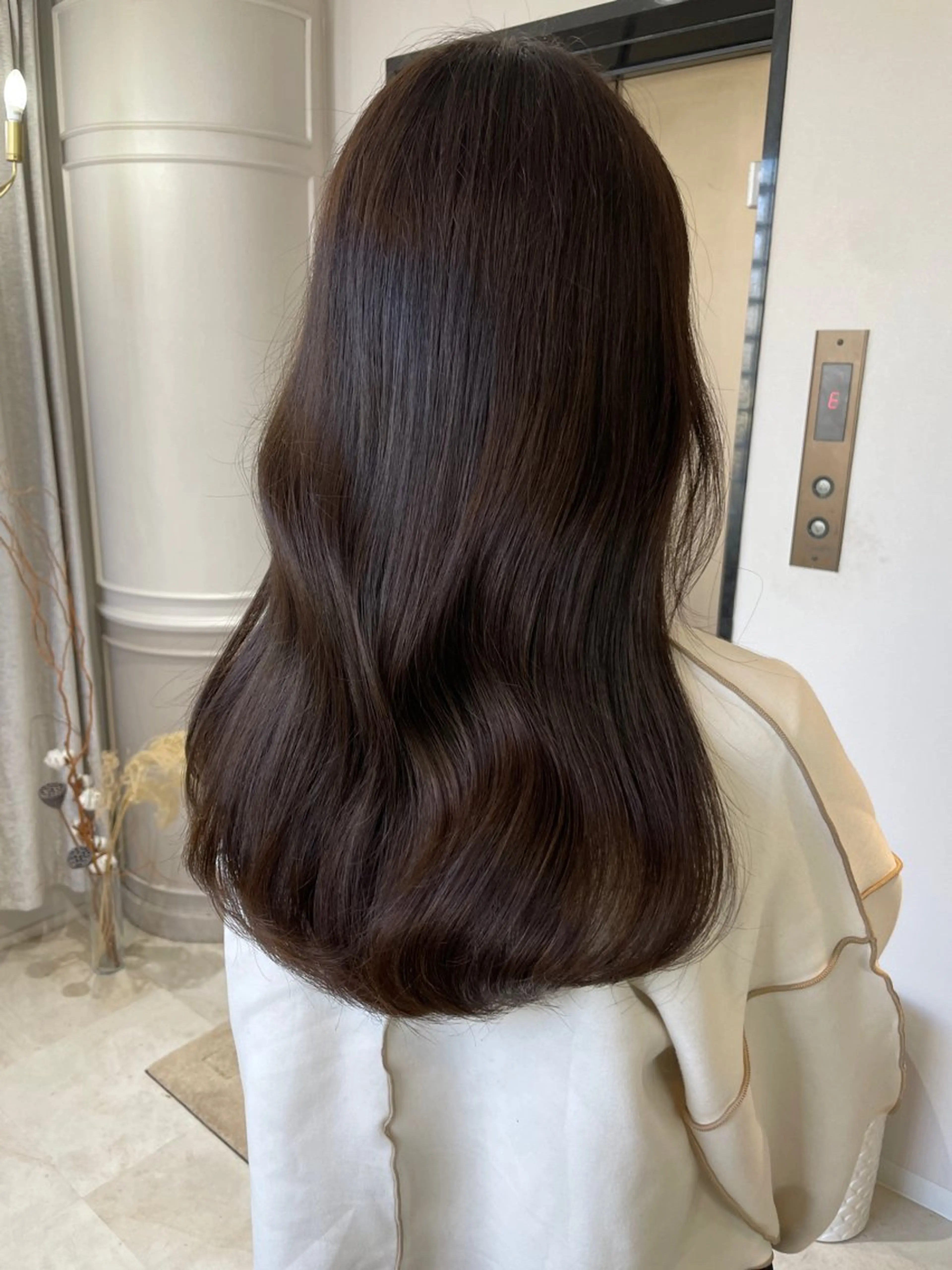 ロング カラー ブラウンカラー カット ヘアカラー トリートメント HARUKA韓国ヘア /Luana梅田のヘアスタイル