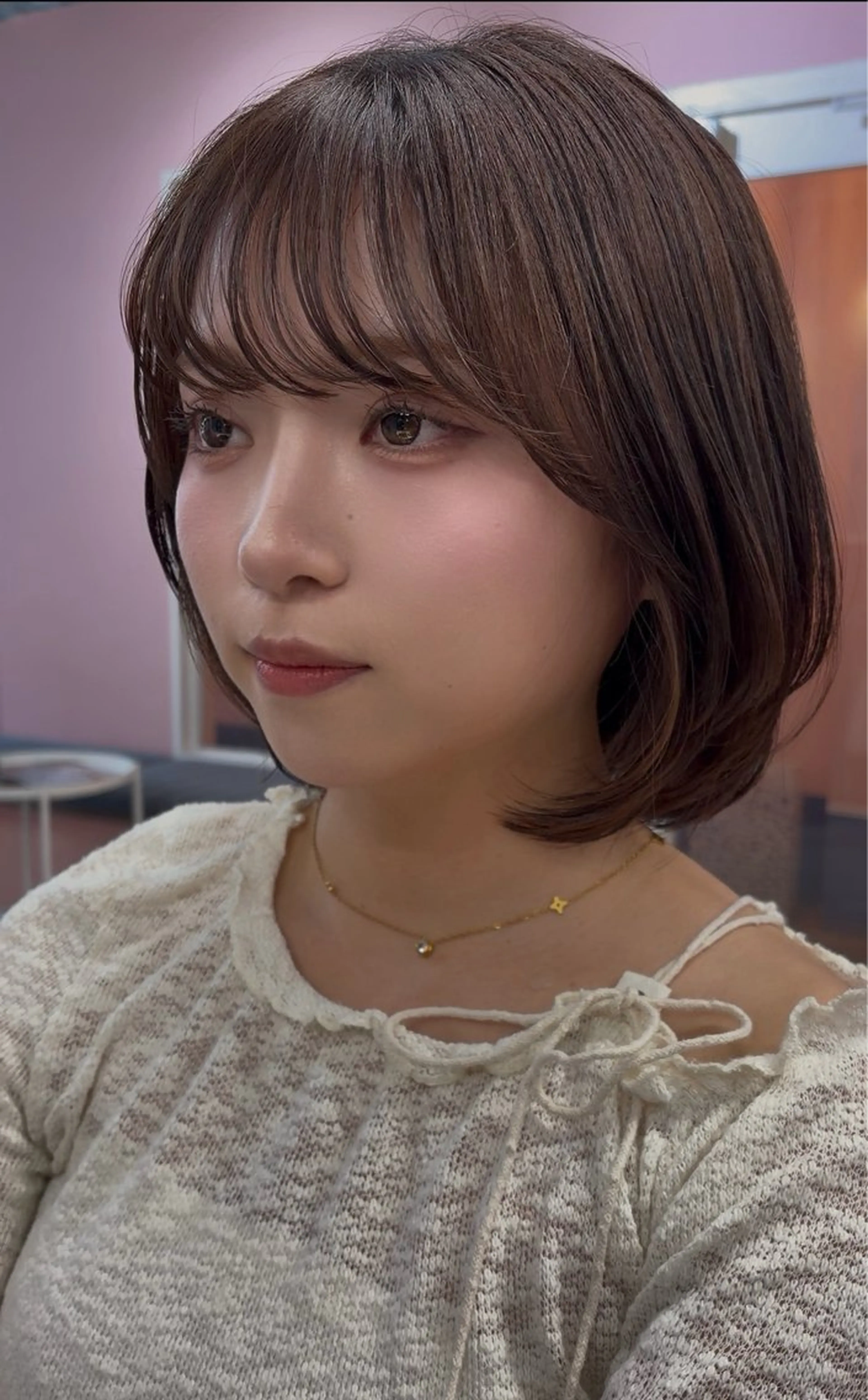 ショート レイヤーカット カット FIGARO レイヤ ーカット/縮毛矯正のヘアスタイル