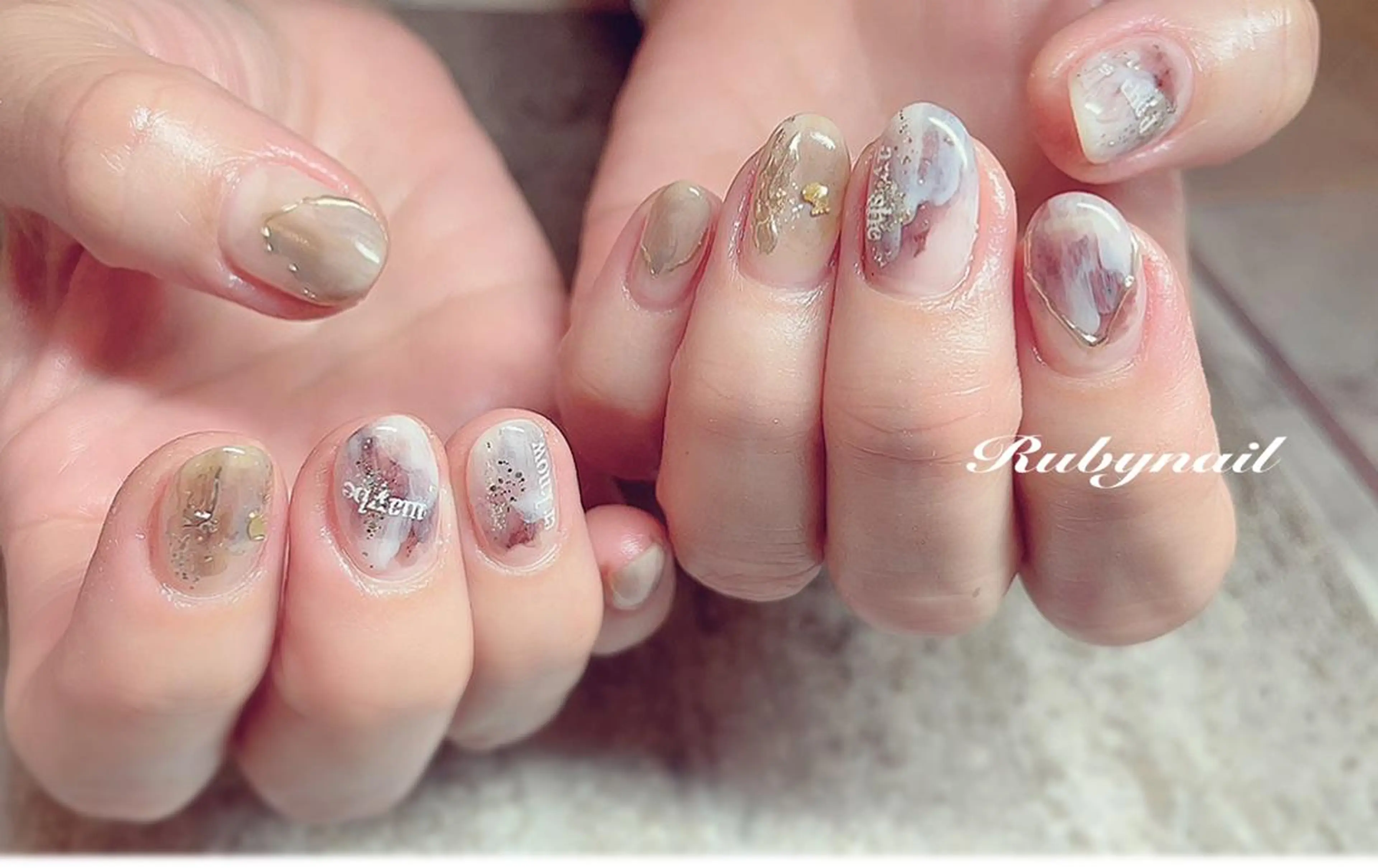 ネイル ニュアンスネイル Rubynail所属・プライベートサロン Rubynailのネイルデザイン