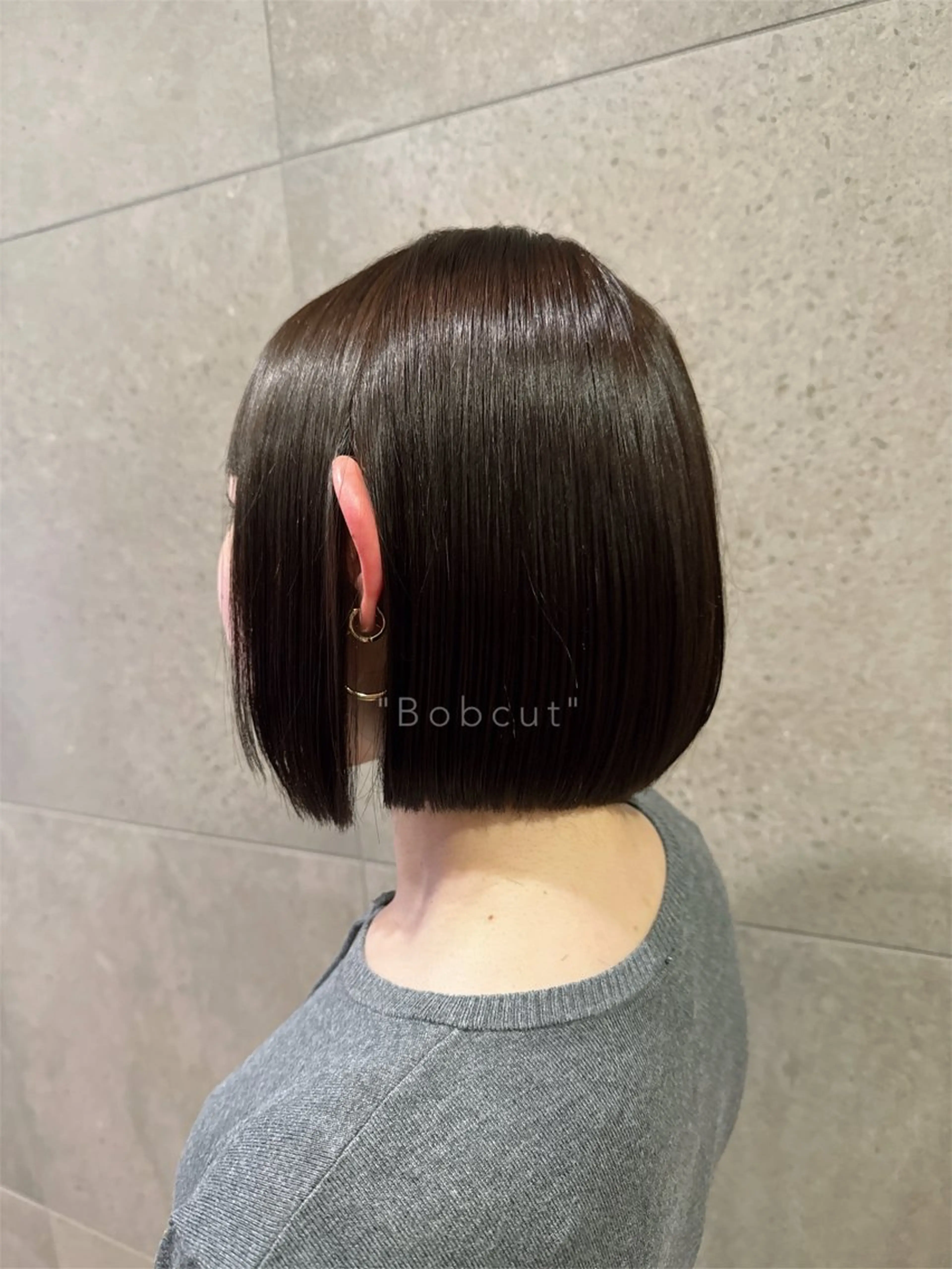 ショート ボブ レイヤーカット／ 髪質改善✨山中優のヘアスタイル