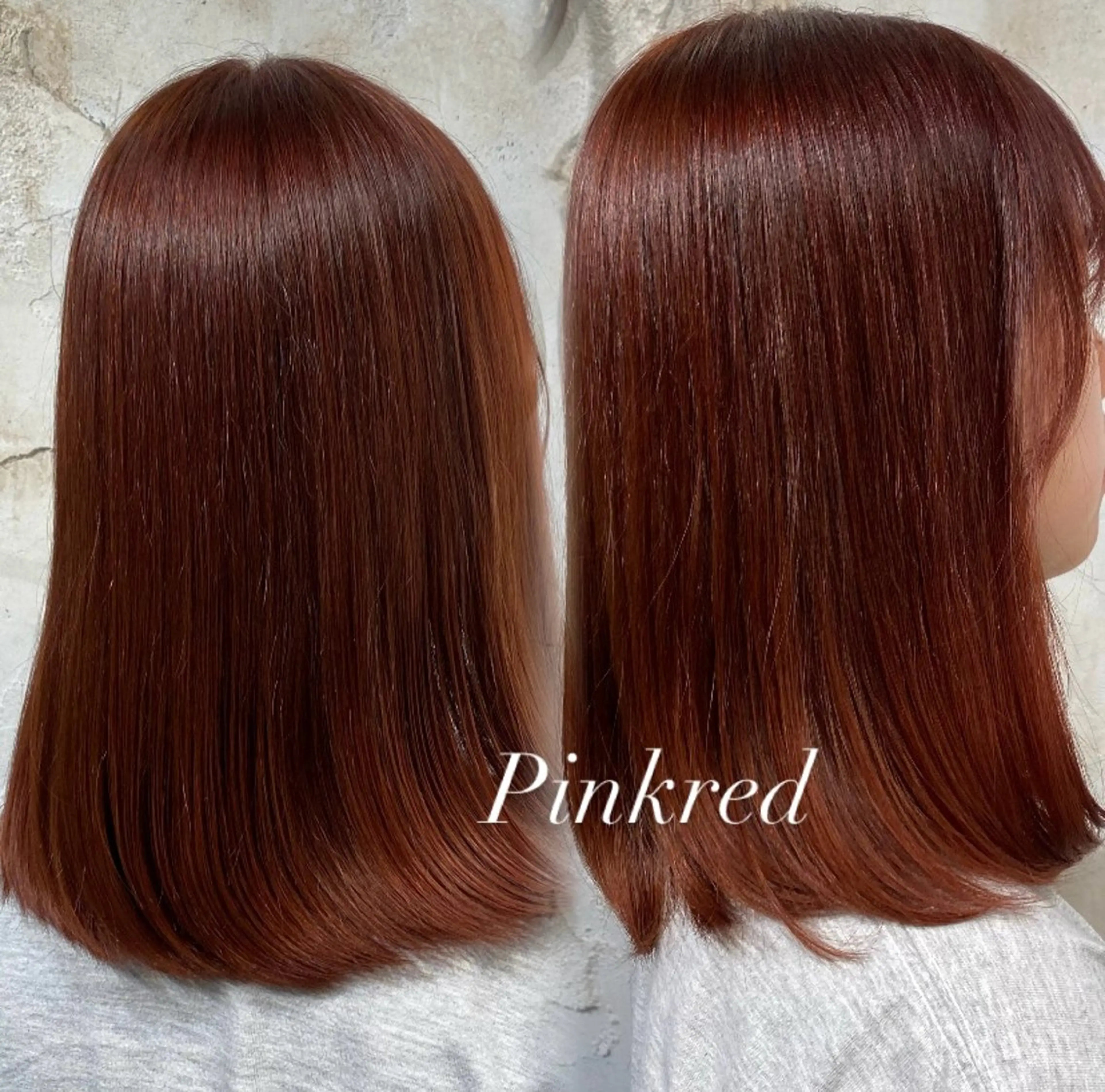 ミディアム カラー ピンクカラー レッドカラー ヘアカラー メンズモデル募集中 /Mana🪄のヘアスタイル