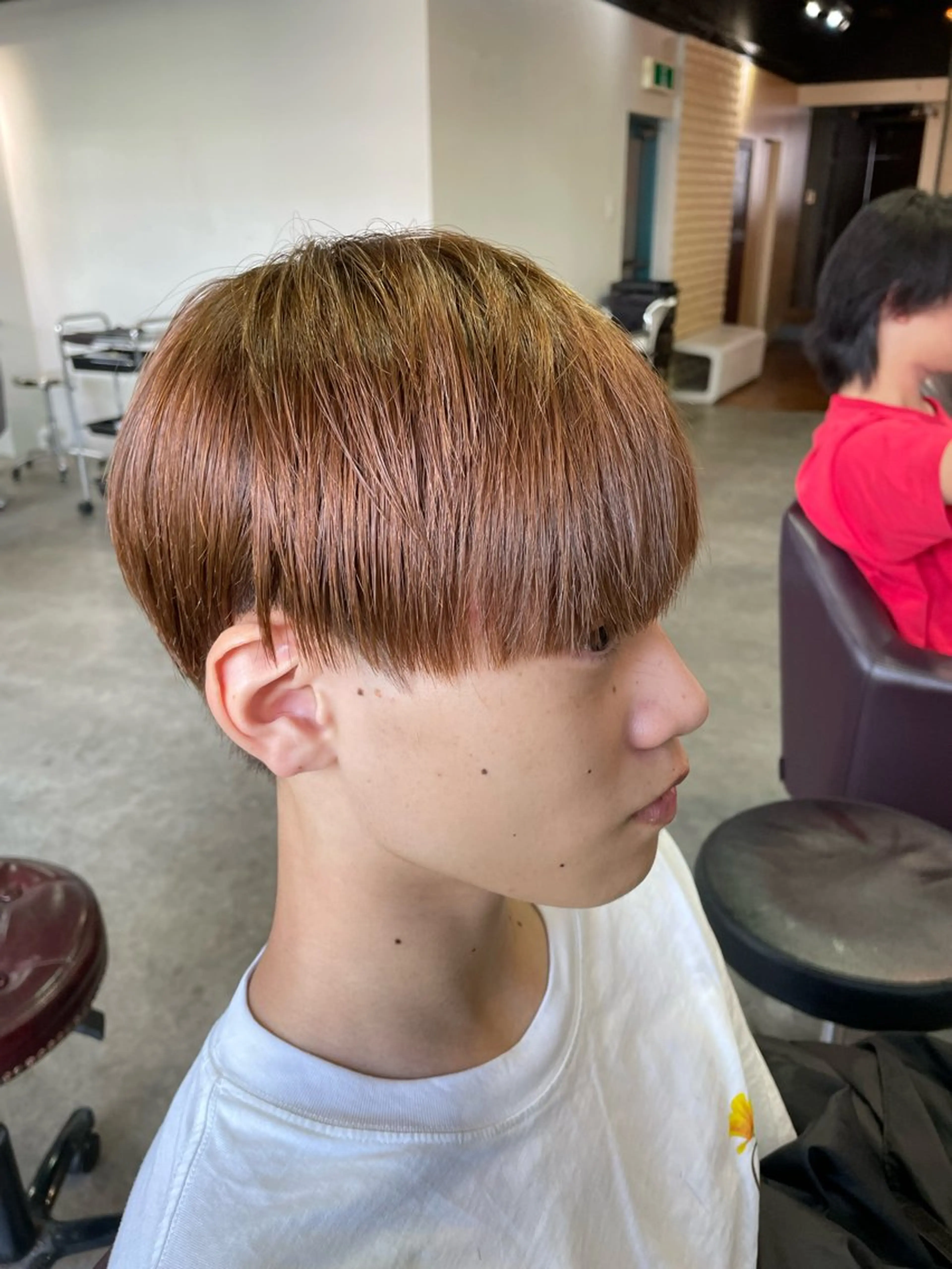 💈癖に悩むメンズ必見💈‼️メンズカット＋髪質改善ストレート💇の写真