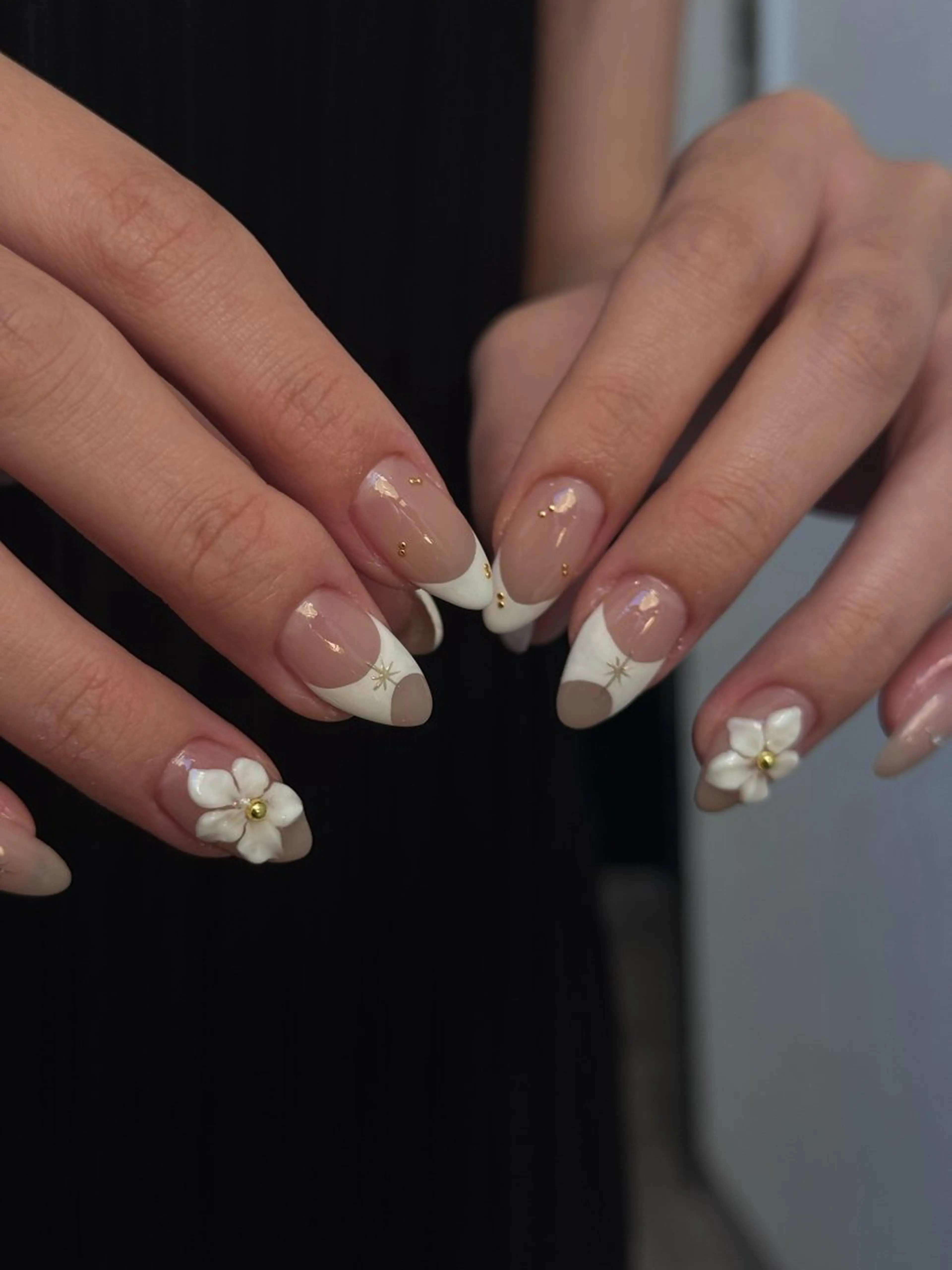 ネイル フレンチネイル 韓国ネイル マグネットネイル メンズネイル ニュアンスネイル ハンドネイル GRANDE大須 Cecil💜のネイルデザイン