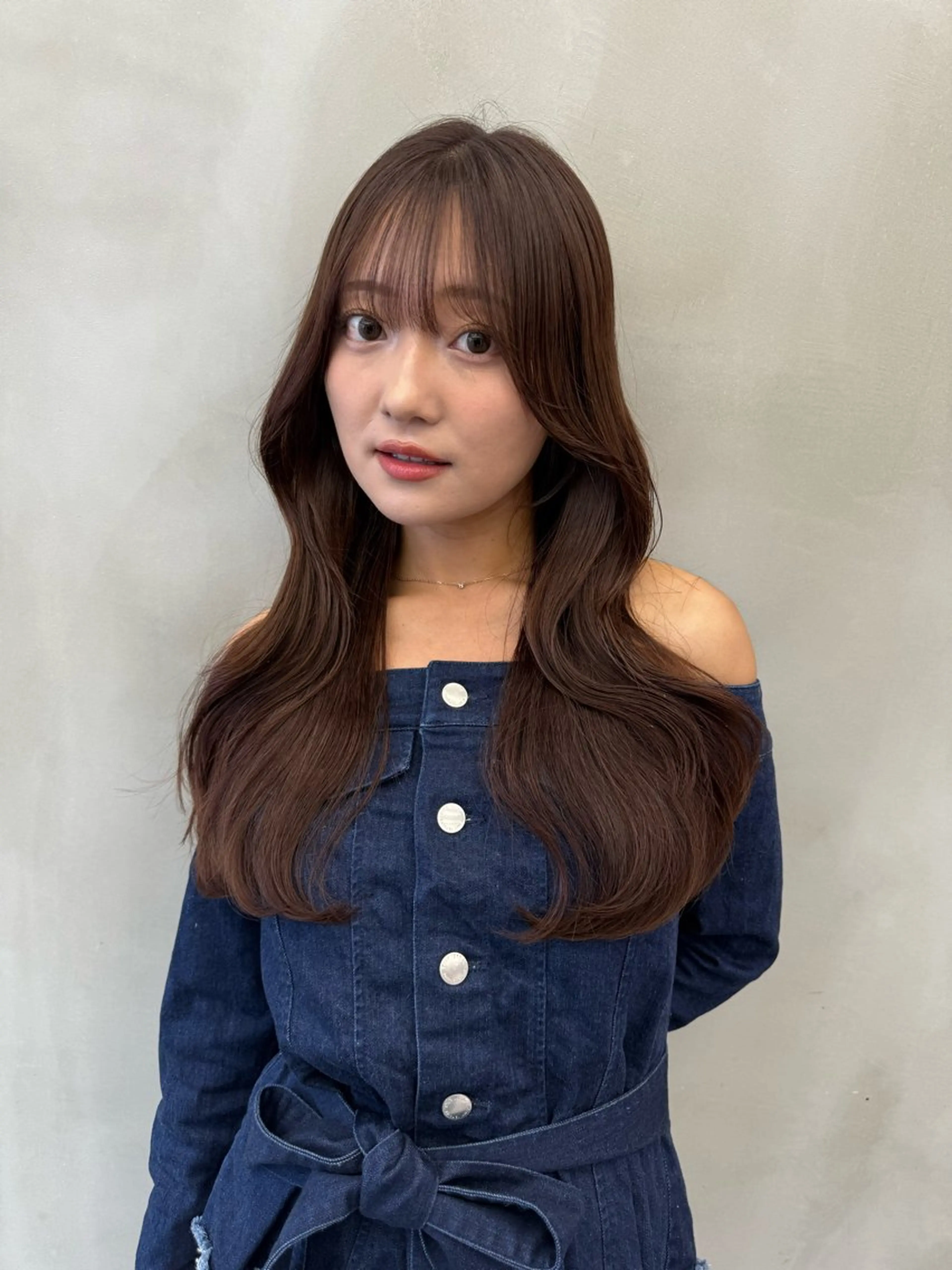 ロング カット ヘアカラー トリートメント 💎韓国レイヤー/ 髪質改善💎武村侑哉のヘアスタイル