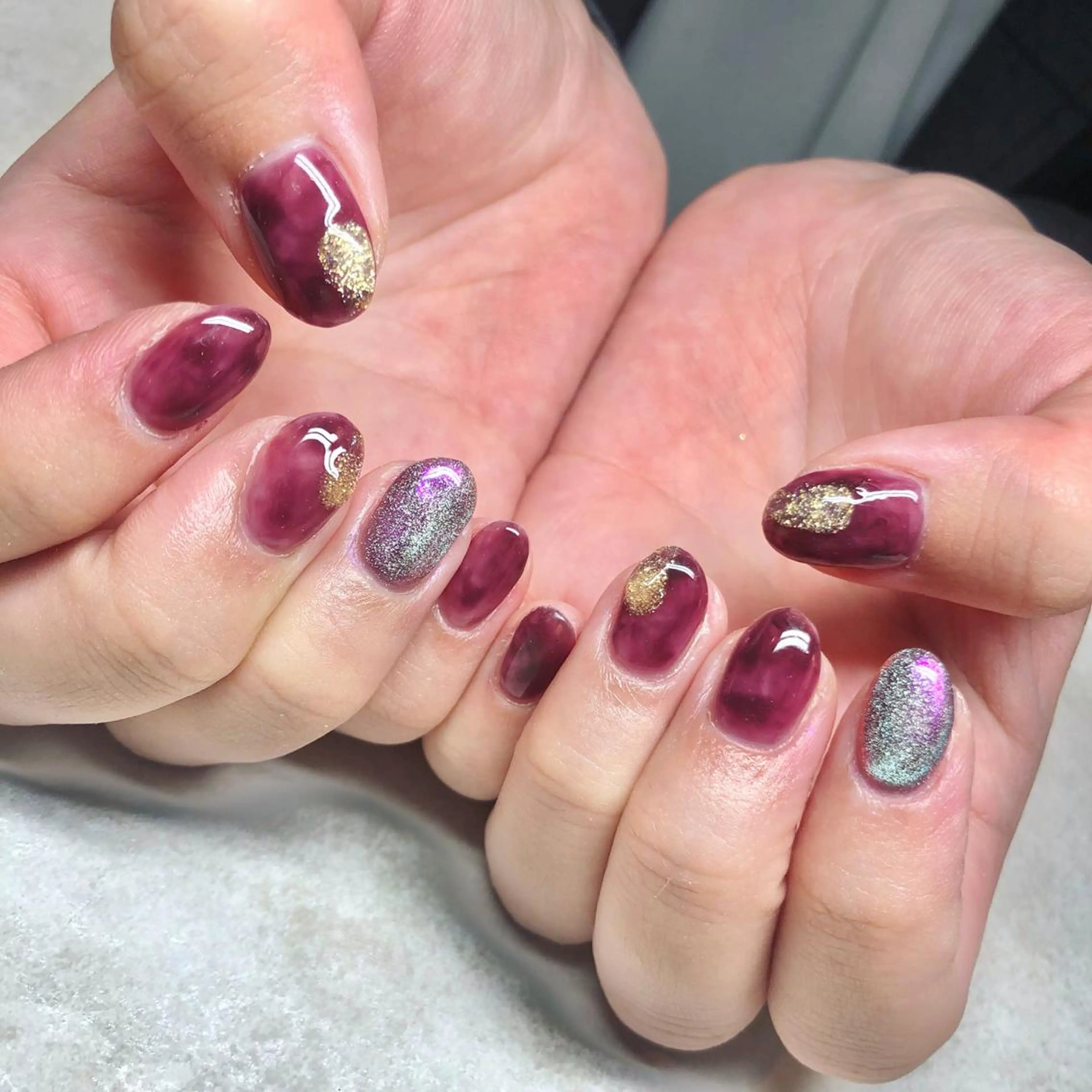 ネイル ニュアンスネイル ハンドネイル tiare ayaのネイルデザイン