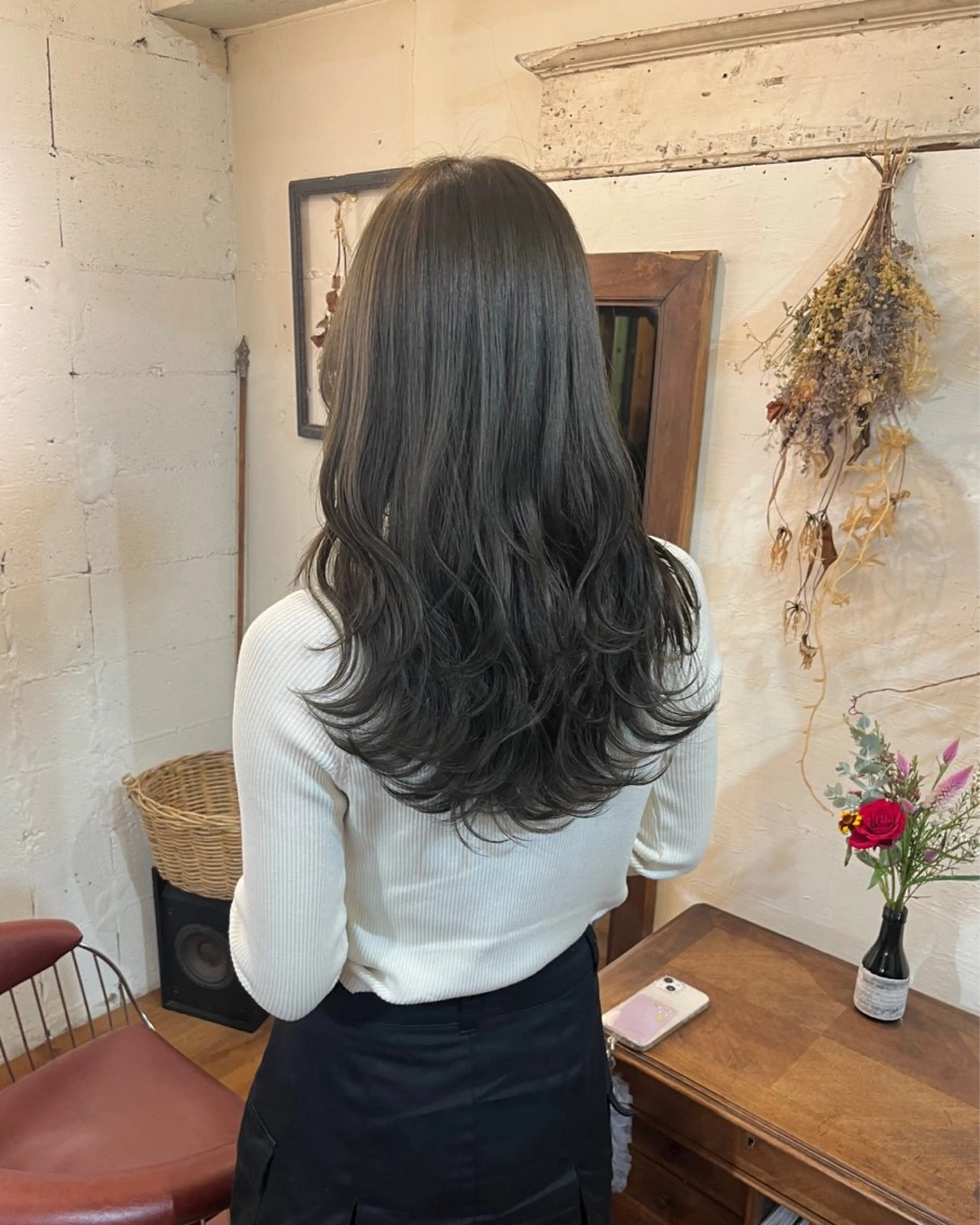 ロング カラー ヘアカラー Trico Antique【トリコアンティーク】所属・暗髪とオリーブ🌿 渡辺拓人のヘアスタイル