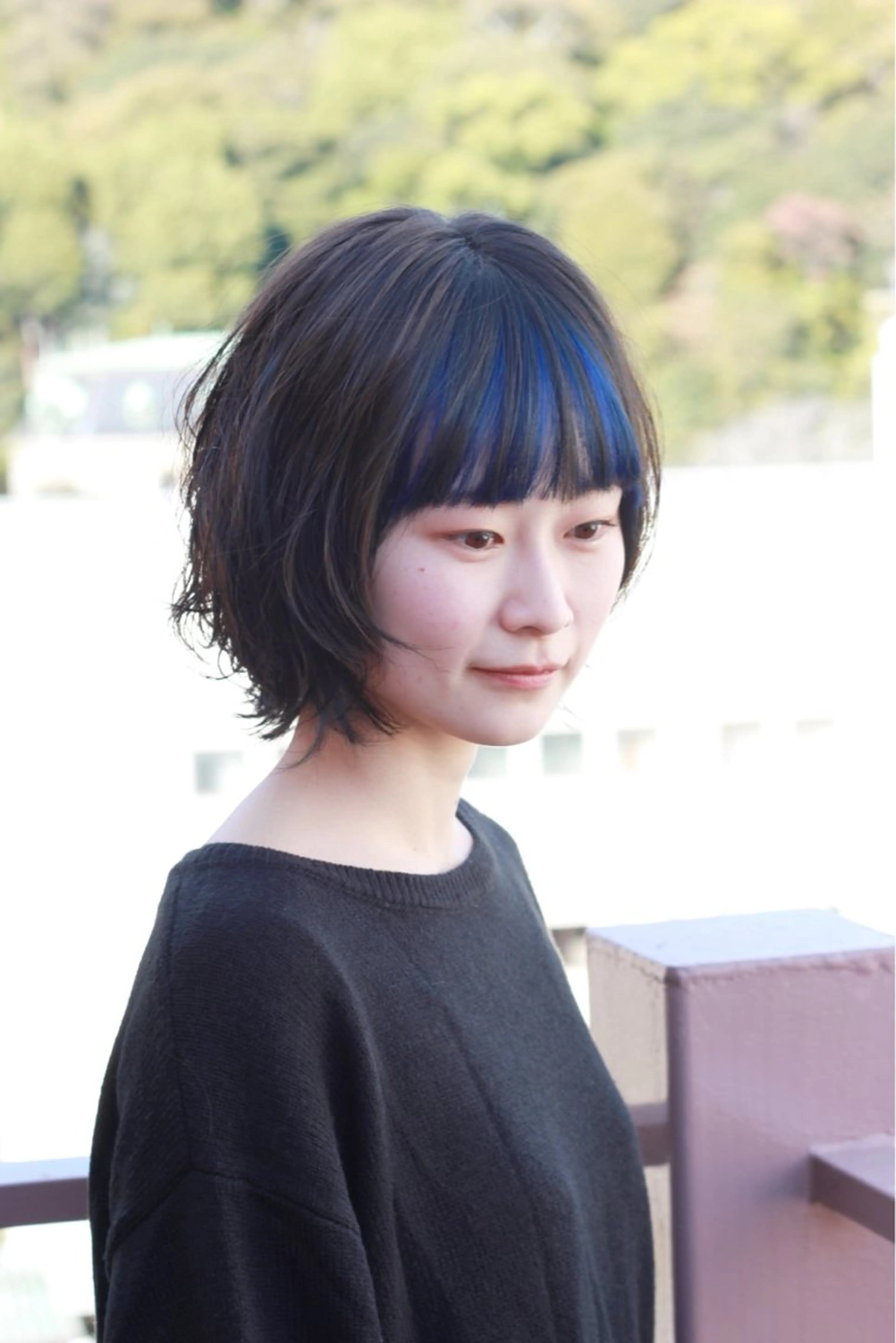 ショート カラー ブルーカラー ヘアカラー Viage （ビアージュ）のヘアスタイル