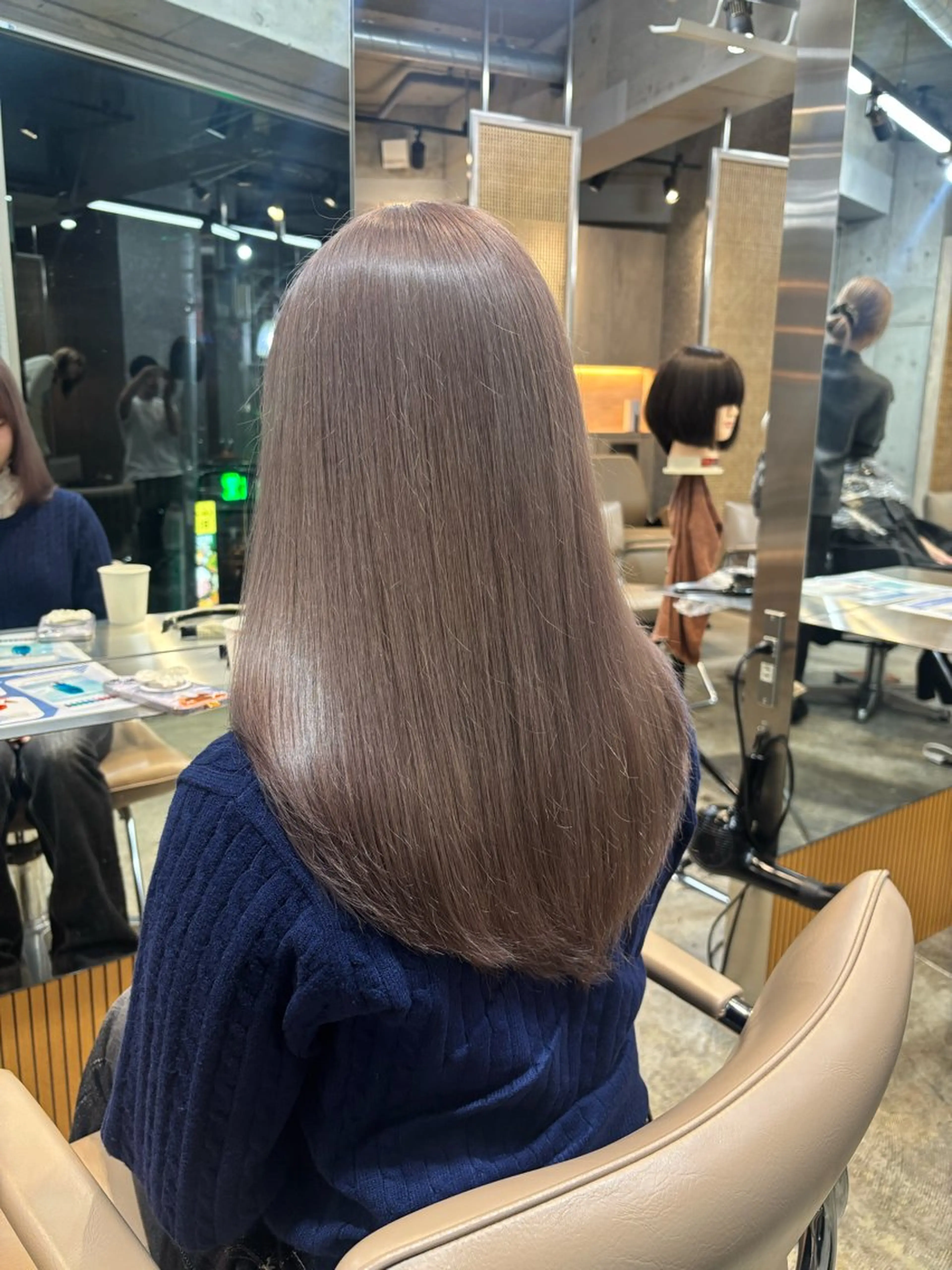 ミディアム カラー ヘアカラー cinq所属・ハイトーン/ラベンダ ー/ yuina🪄のヘアスタイル