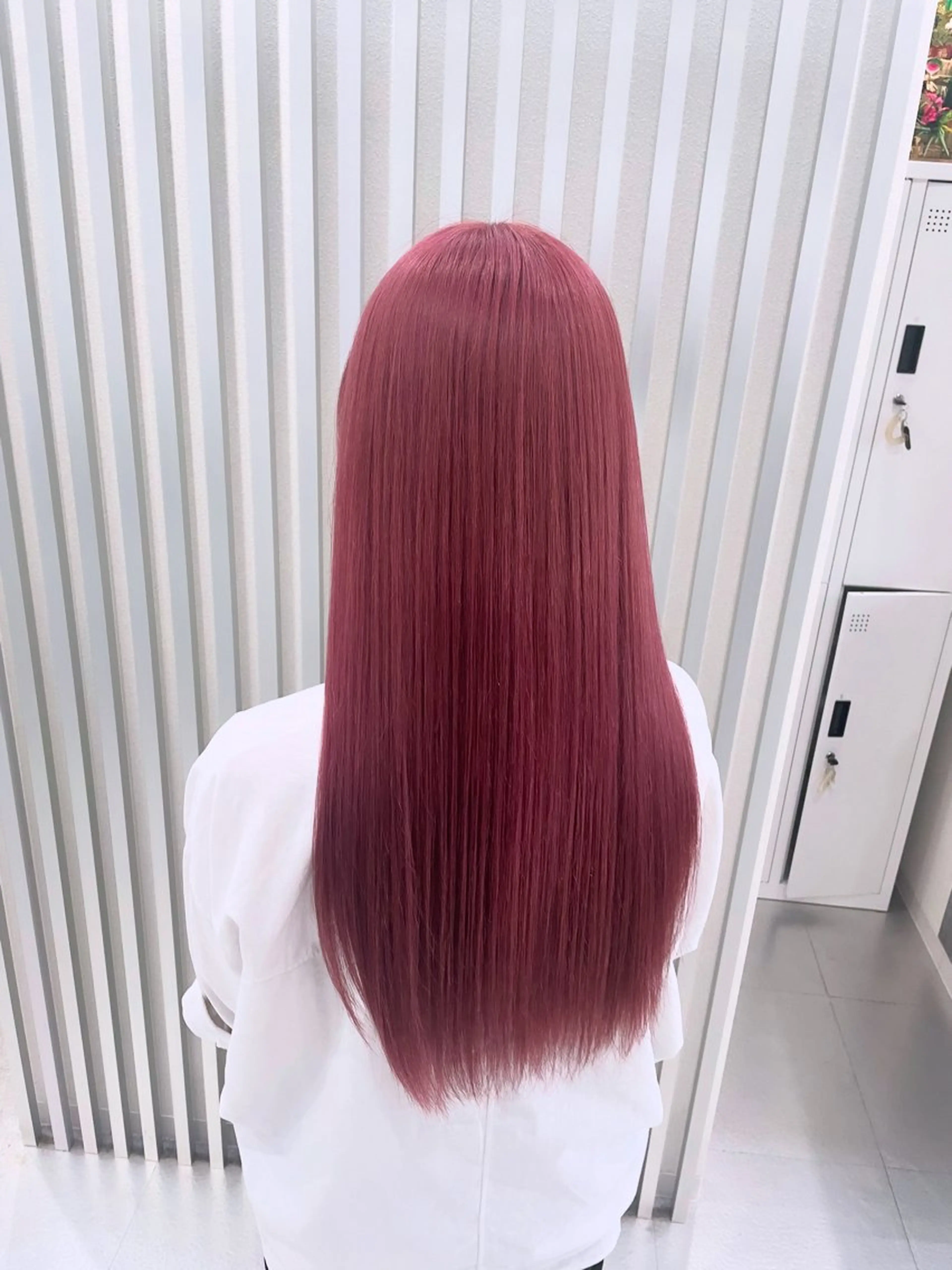 ロング カラー ピンクカラー 野崎/カラー特化 /天王寺のヘアスタイル