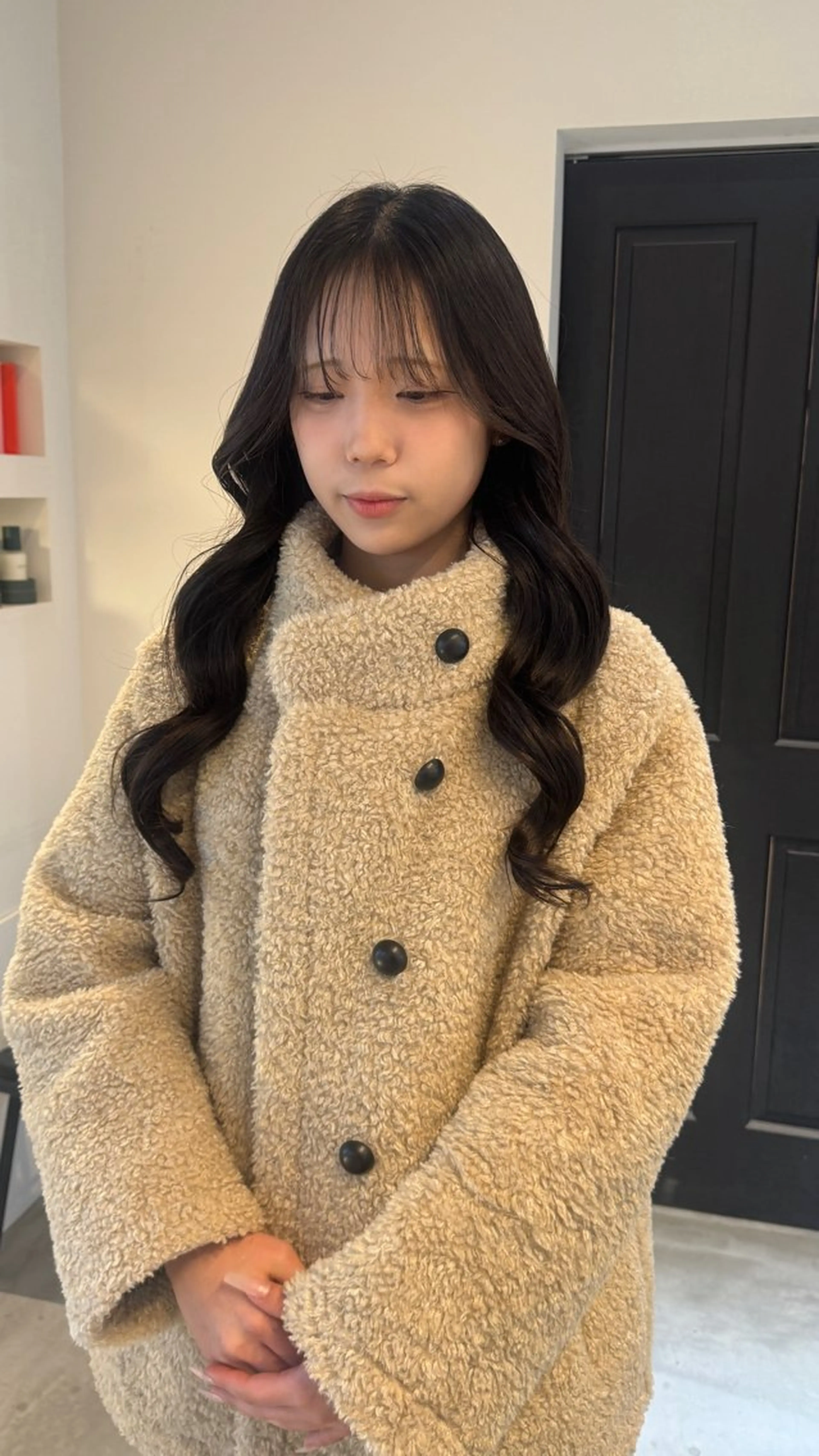 ロング ヘアセット 華奈/オリーブ/ ベージュ/抜け感🥣のヘアスタイル