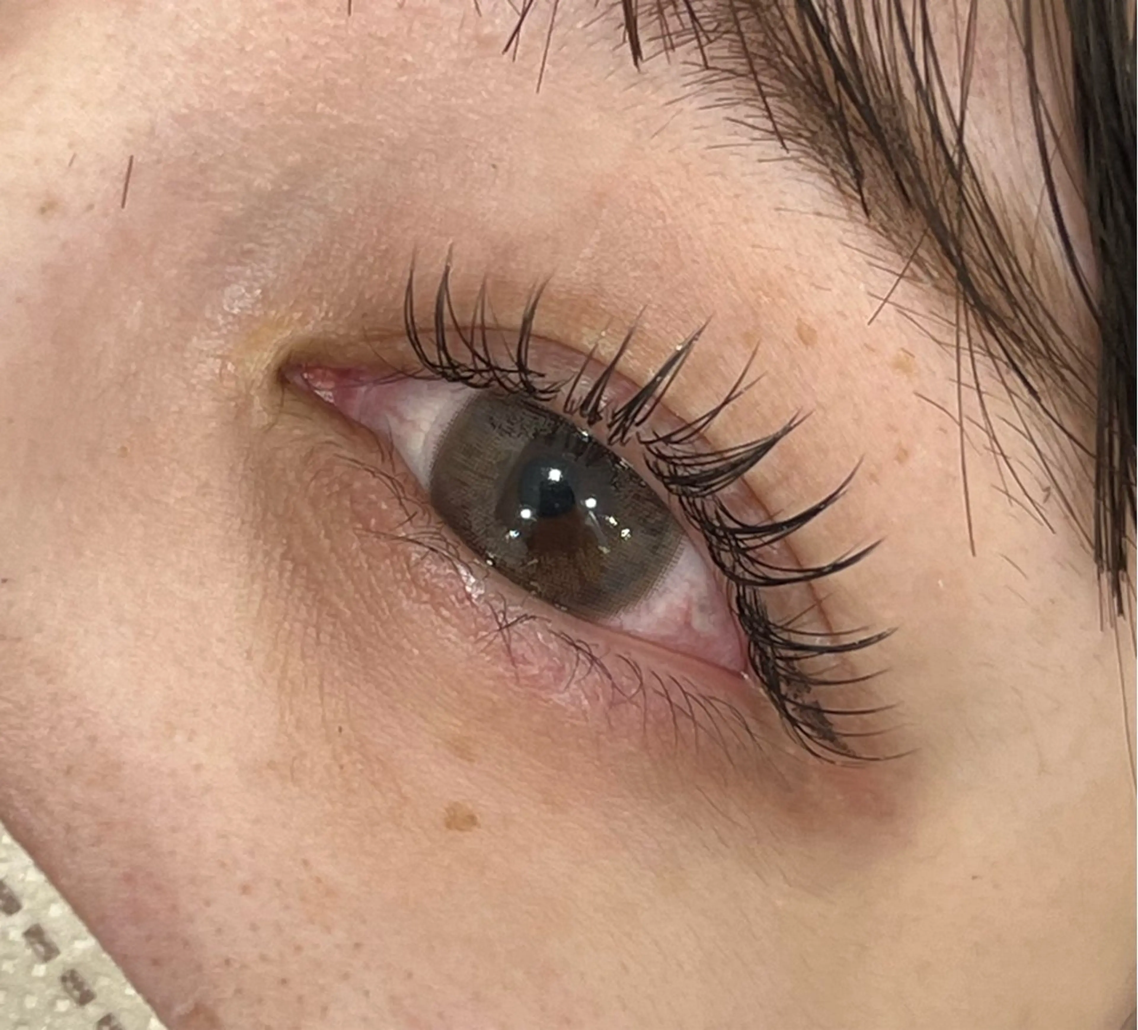 マツエク・マツパ バインドロック ナチュラル パリジェンヌラッシュリフト まつげパーマ 下まつげエクステ マツエク YK Rinのネイルデザイン