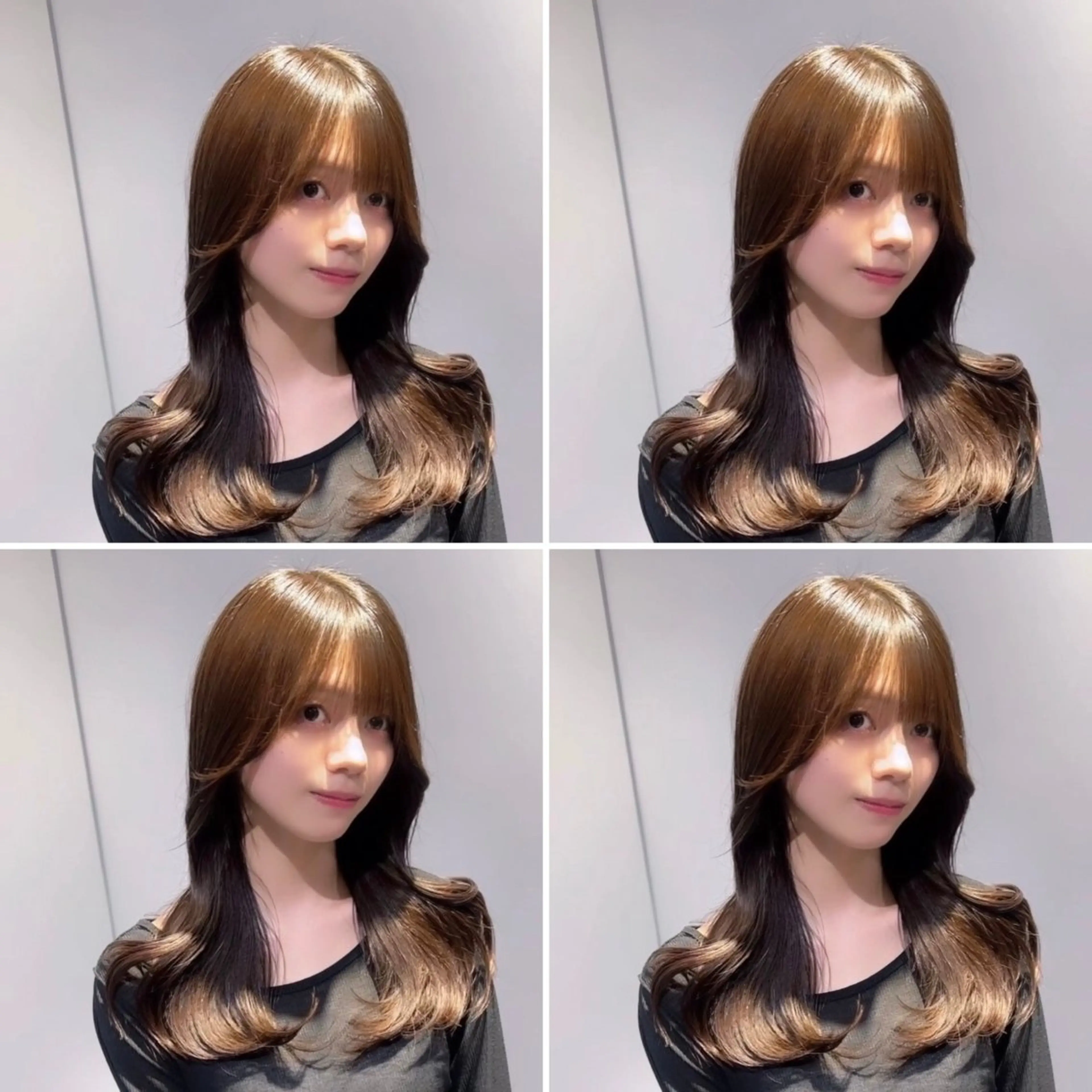 ロング カラー カット ヘアカラー トリートメント 髪質改善 /絹髪🫧ゆたかのヘアスタイル