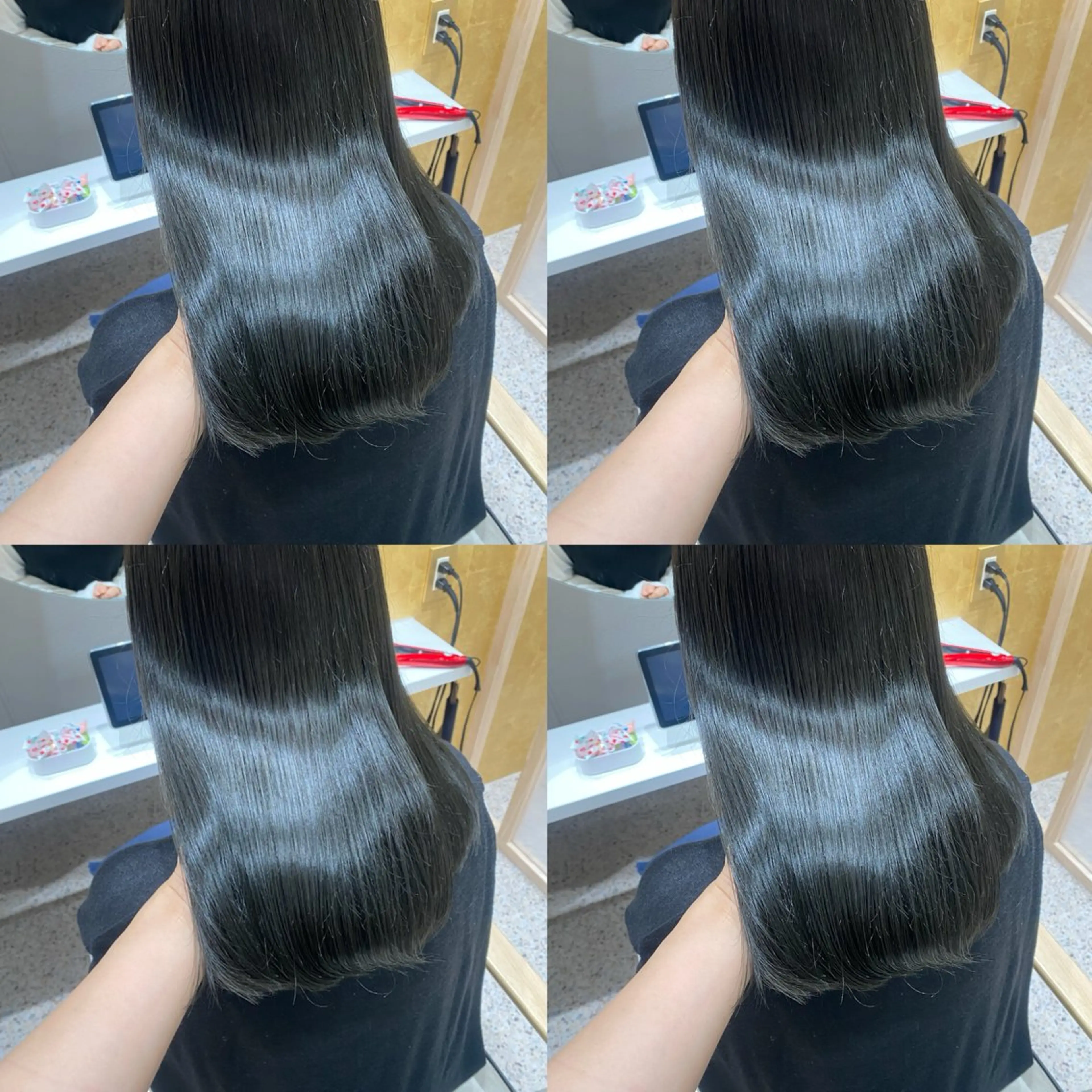 カラー ブリーチ ブルーカラー ネイビーカラー ブリーチなしカラー カット ヘアカラー トリートメント Zina‎ 🤍 AYAのヘアスタイル