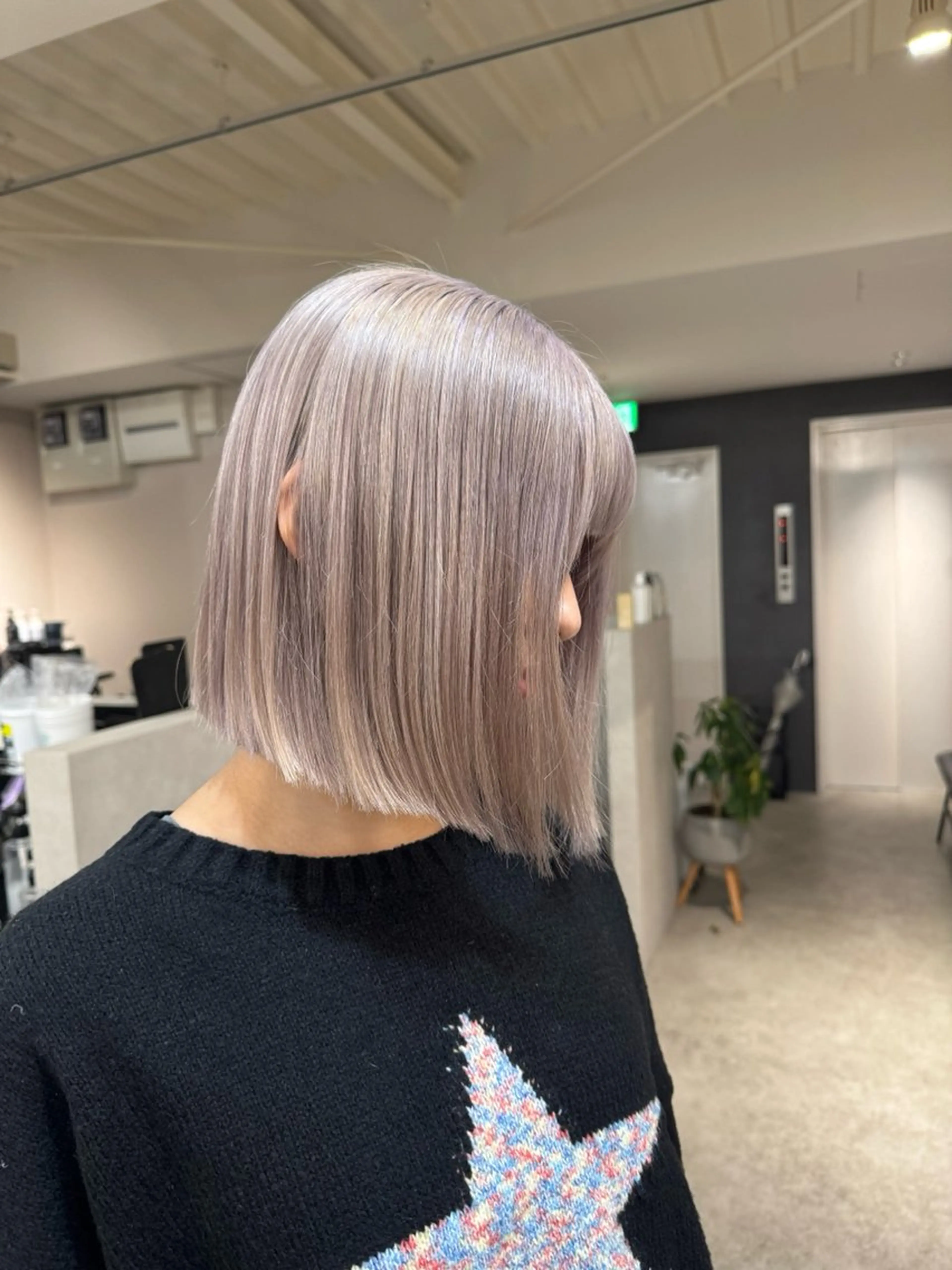 カラー ハイトーンカラー レイヤー/ハイトーン ヒガシサヨのヘアスタイル