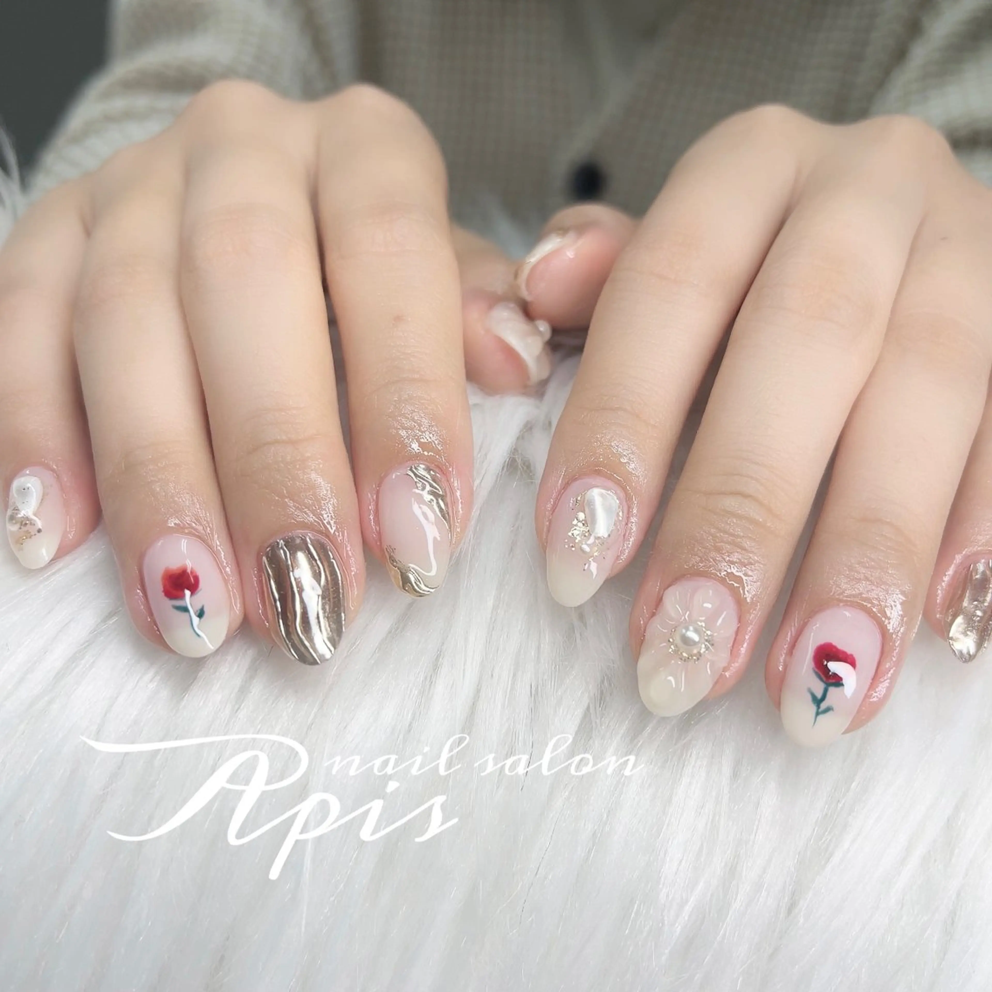 ネイル ハンドネイル nailsalon Apis所属・Apis manakaのネイルデザイン