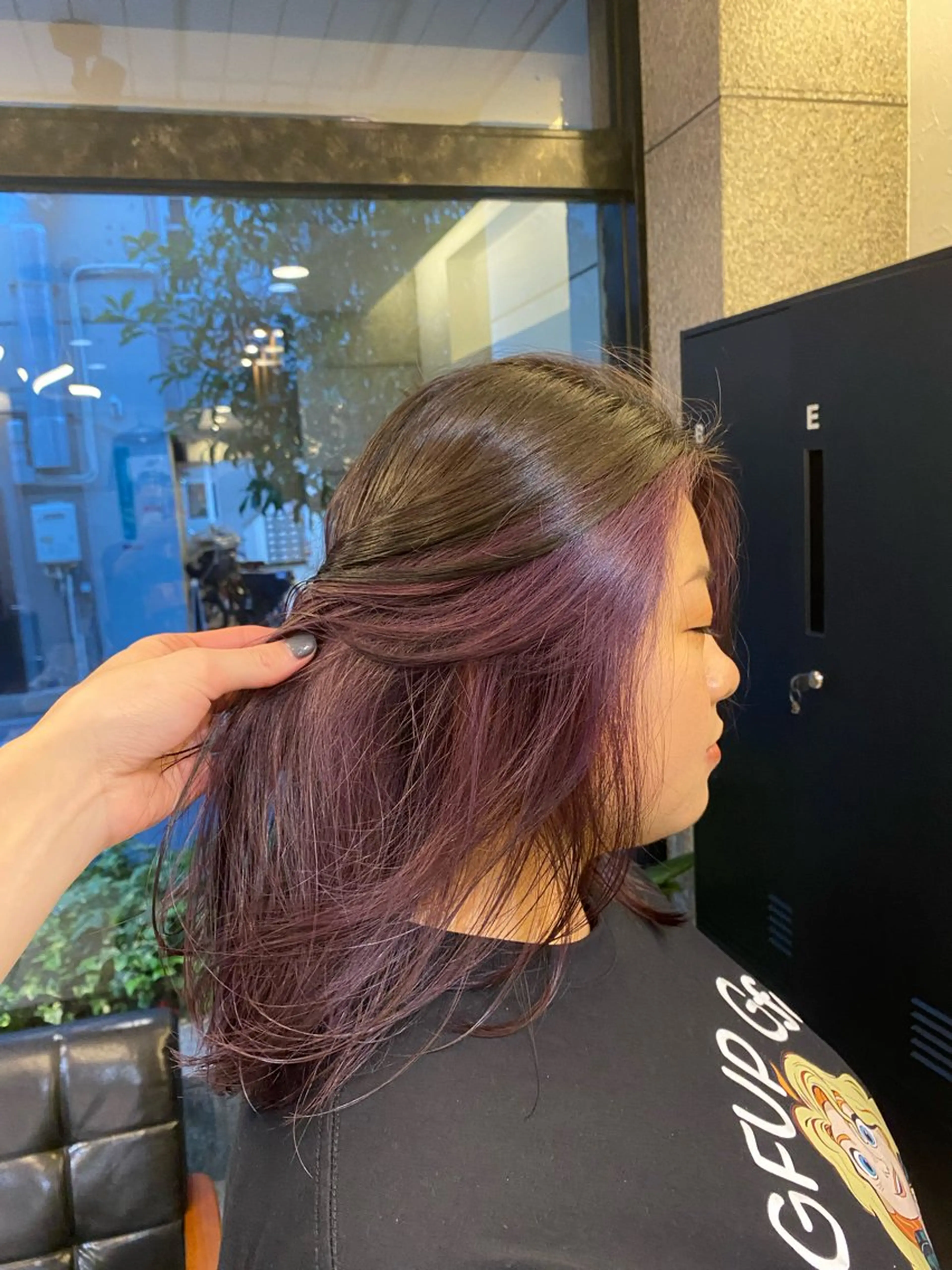 セミロング ヘアカラー 西田辺/ タカスナオヤのヘアスタイル