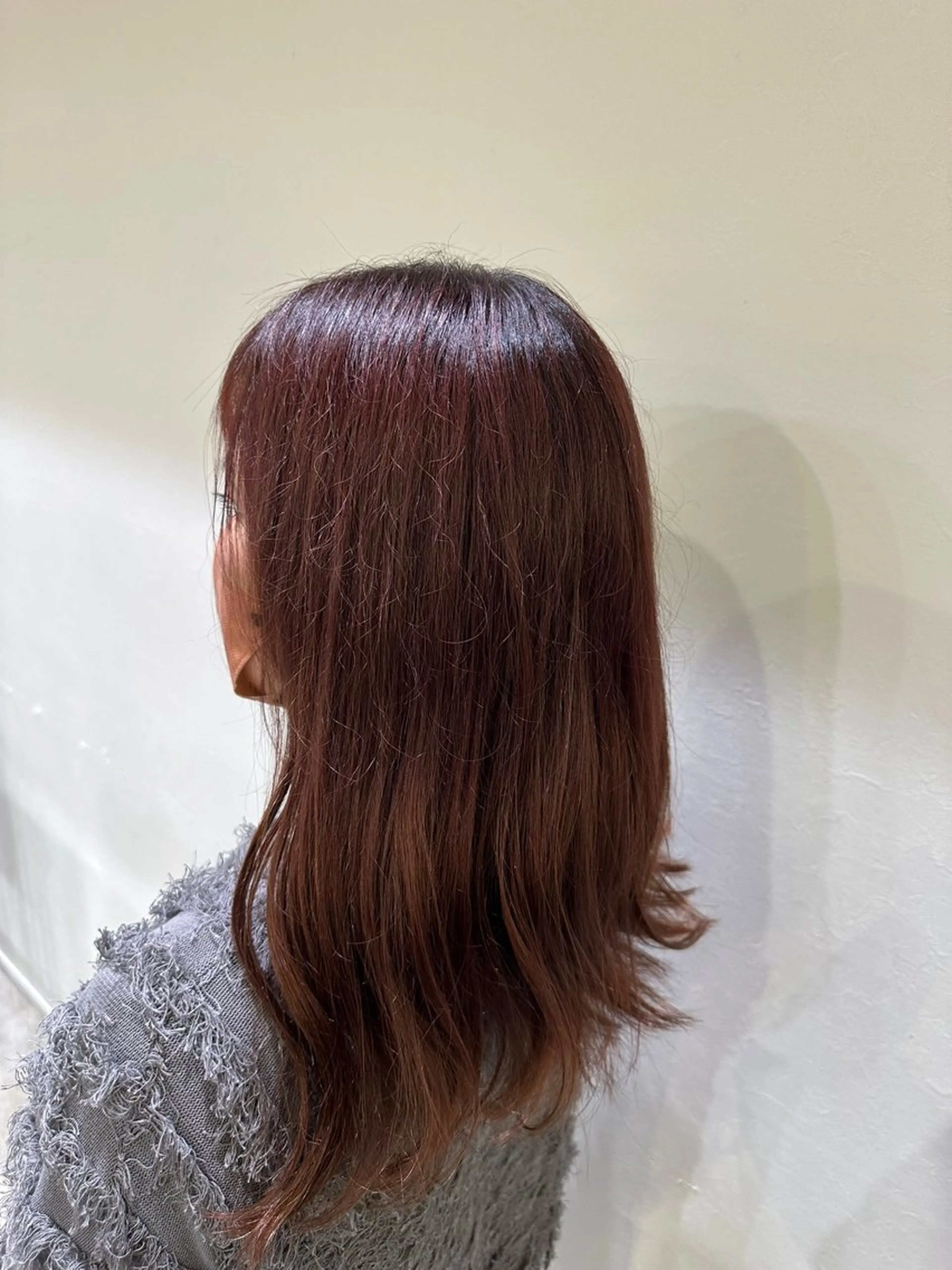 ロング カラー ブラウンカラー ピンクカラー ピンクブラウン ヘアカラー トリートメント 伊藤 旭華のヘアスタイル