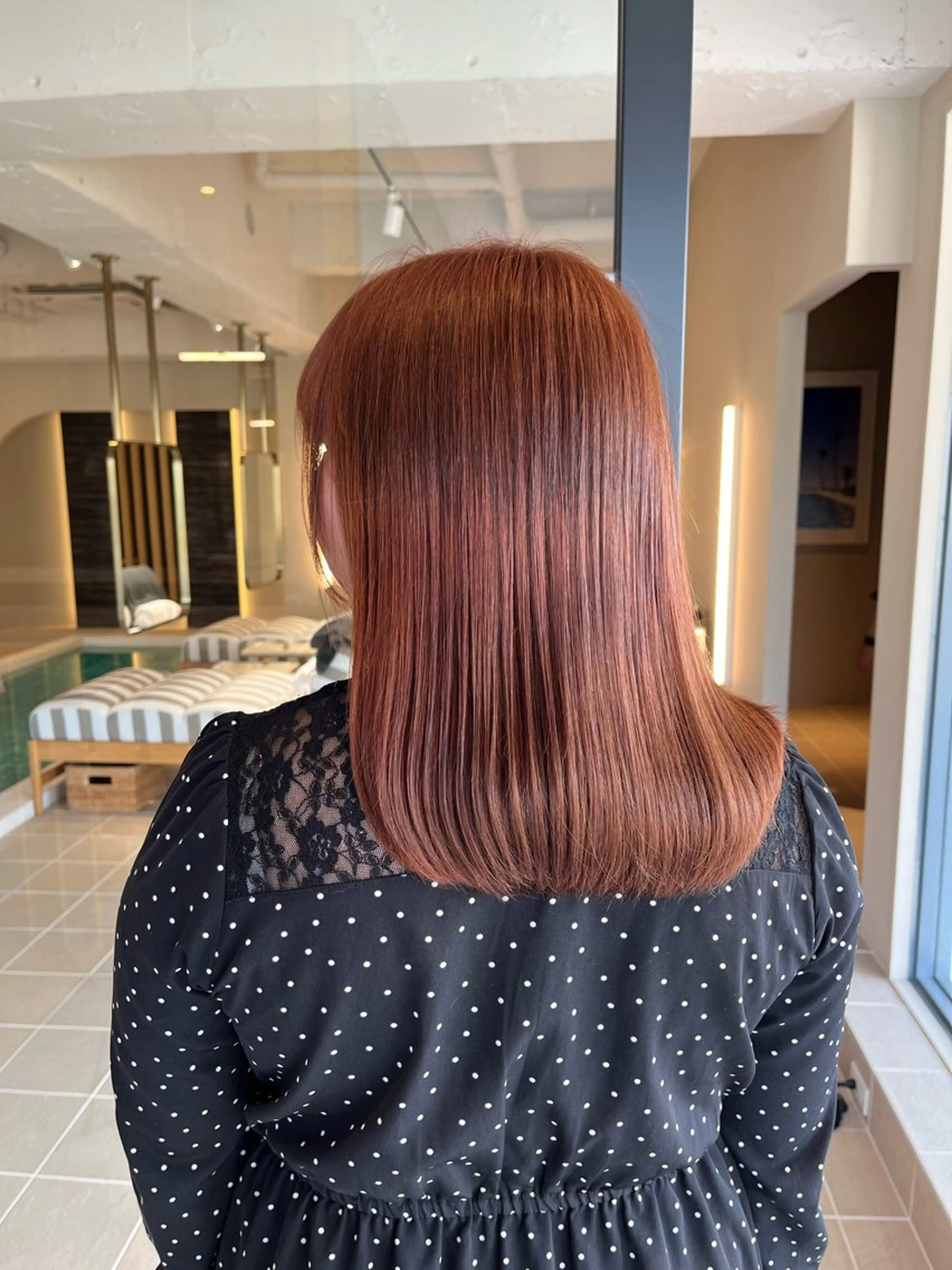 ミディアム カラー ヘアカラー トリートメント SPUR ふうのヘアスタイル