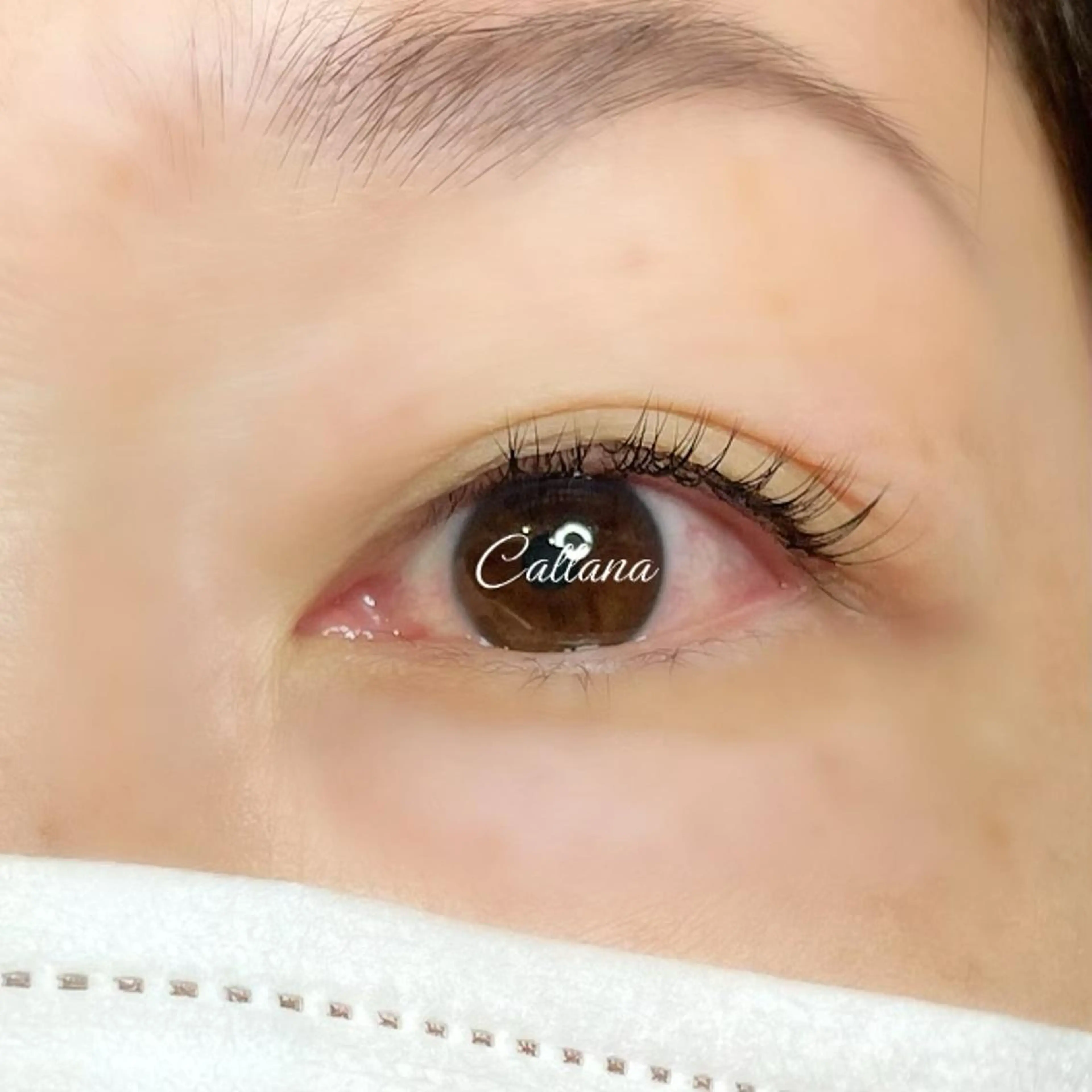 まつ毛パーマのようなボリューム感♡/高持続フラットラッシュ100本/オフ無料/の写真