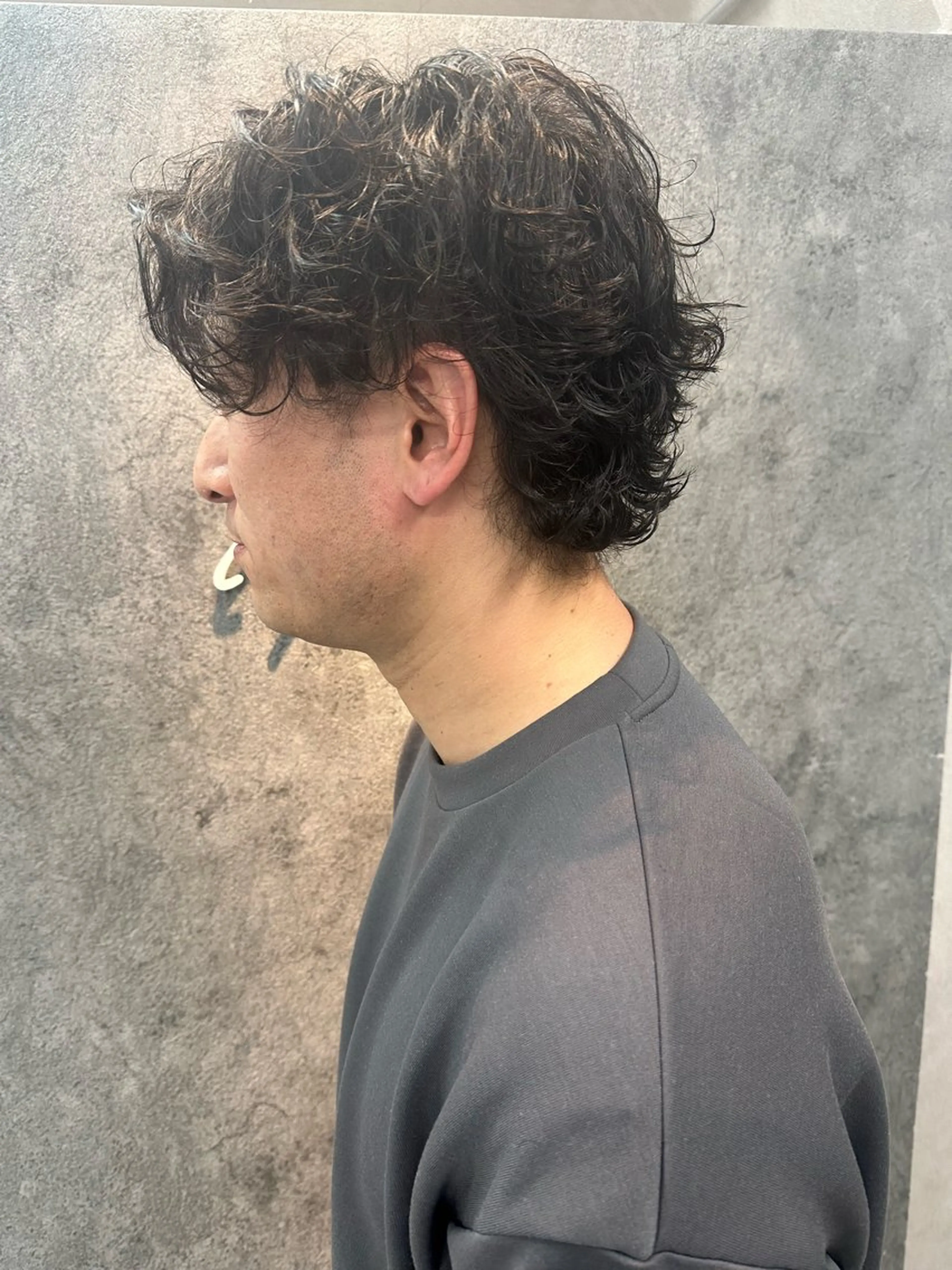 パーマ メンズ メンズパーマ 波巻きパーマ カット パーマ トリートメント Noyヨシモト ヒロトのヘアスタイル