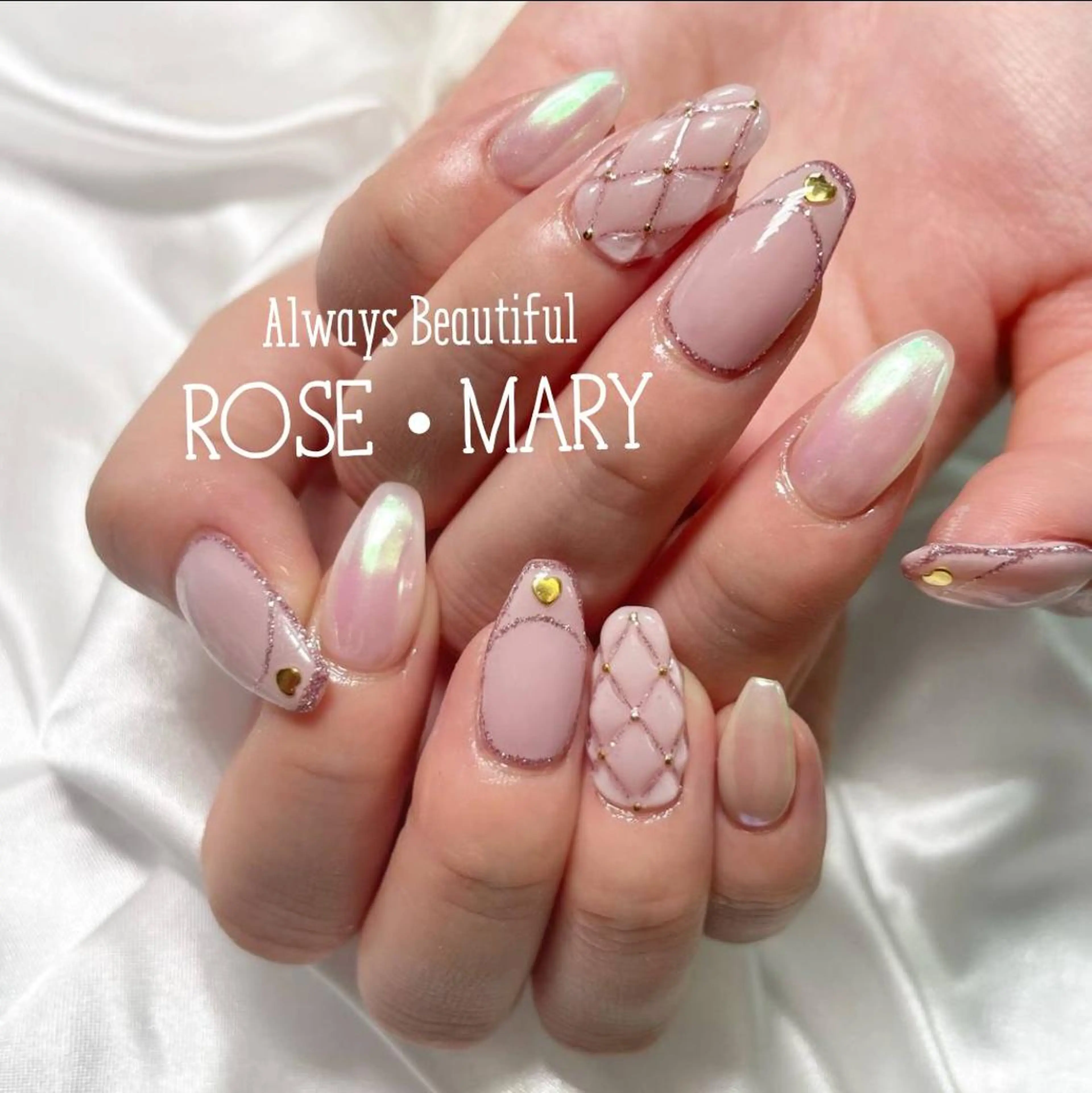 ネイル ハンドネイル ROSE・ MARY 鈴木のネイルデザイン