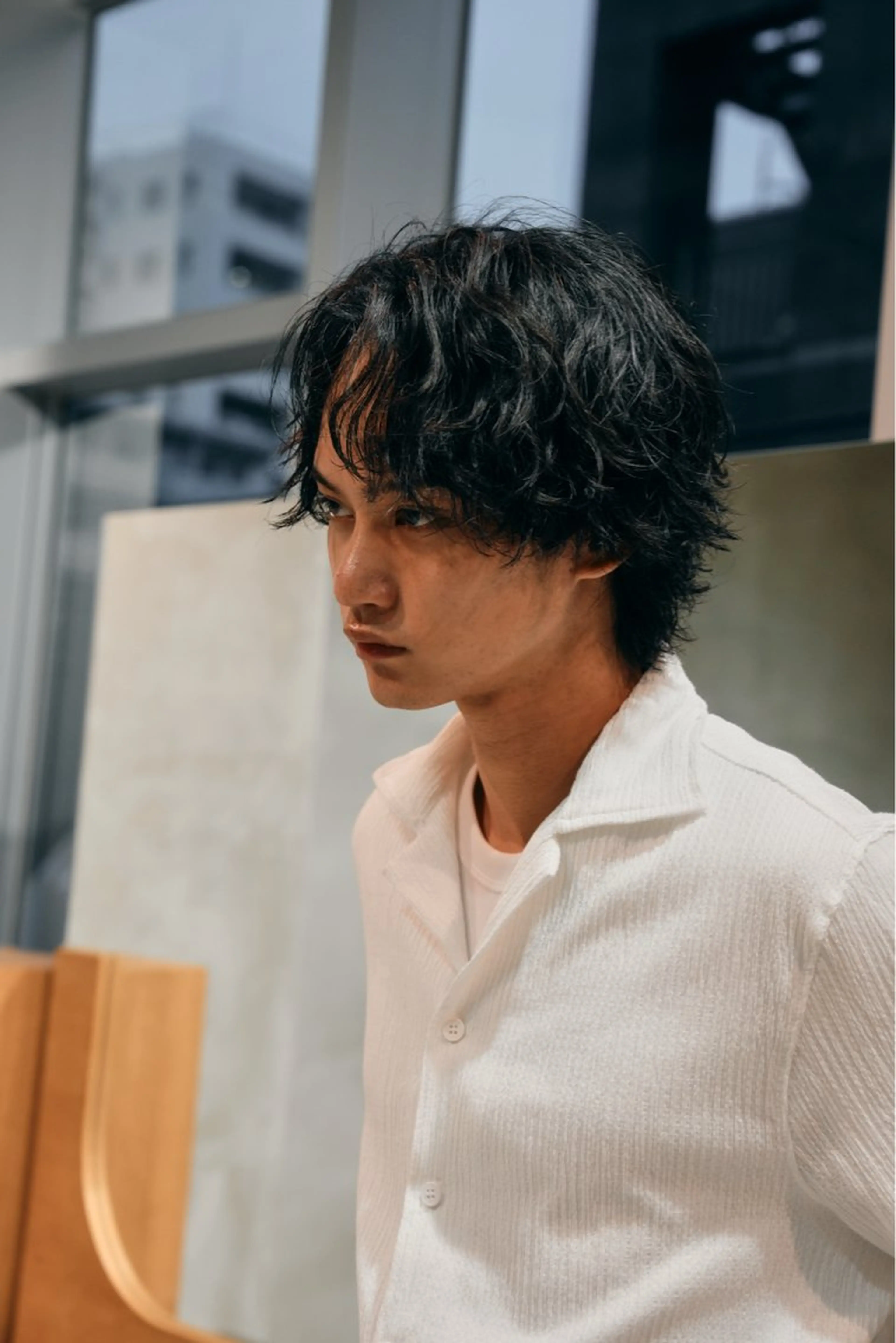 パーマ メンズ カット パーマ fifth 清水睦月のヘアスタイル