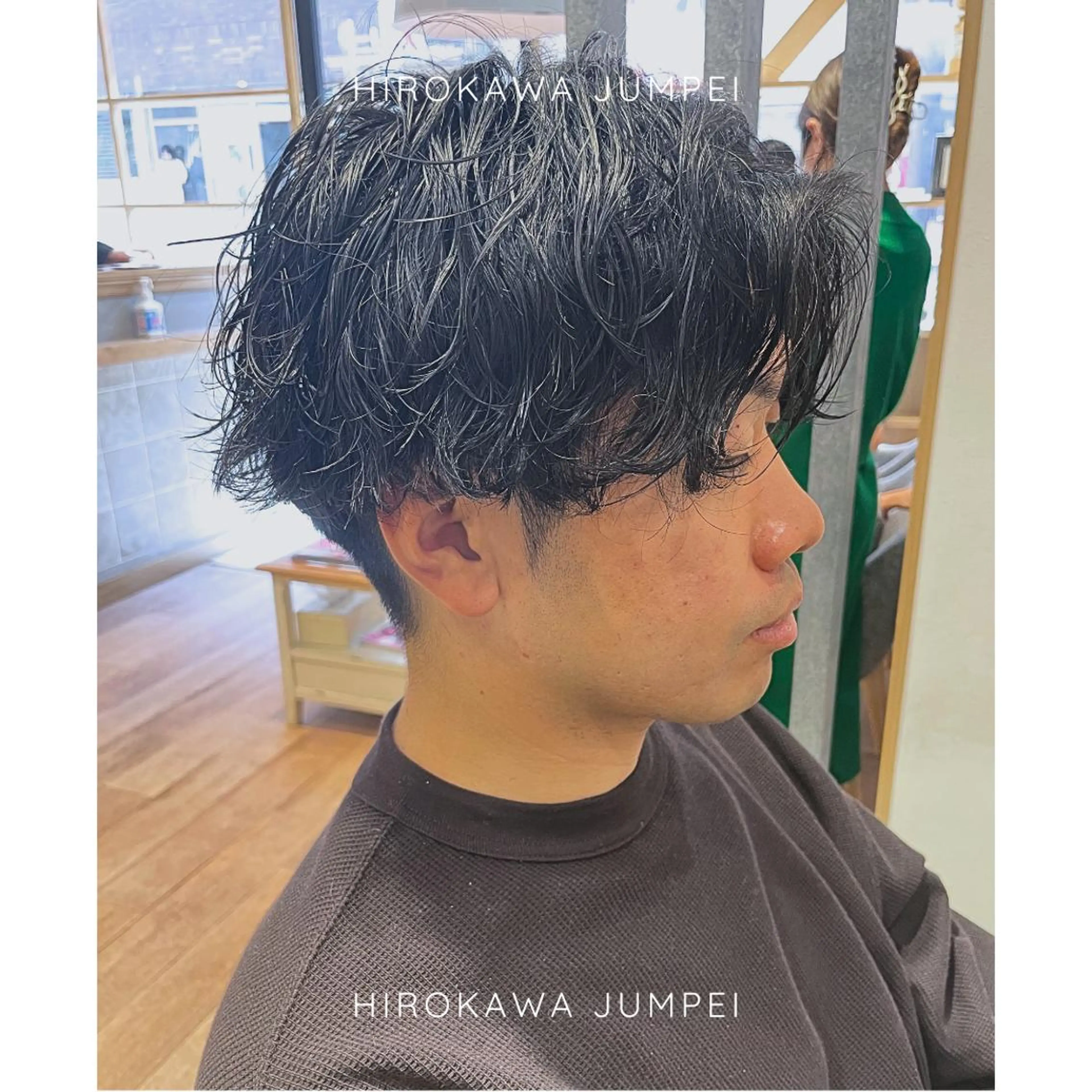 ミディアム 【メンズ特化】 廣川ジュンペイのヘアスタイル