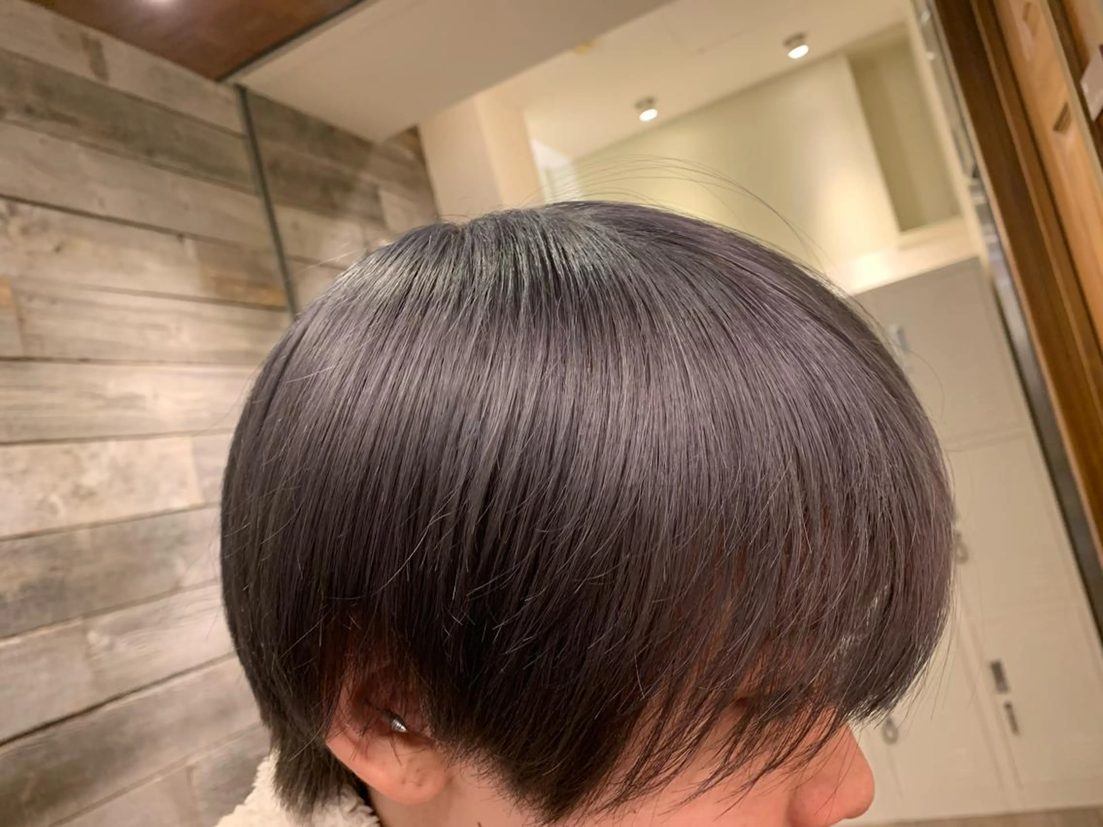 ショート カラー ヘアアレンジ メンズ ヘアカラー kei🤎ベージュ /透明感カラー/博多のヘアスタイル