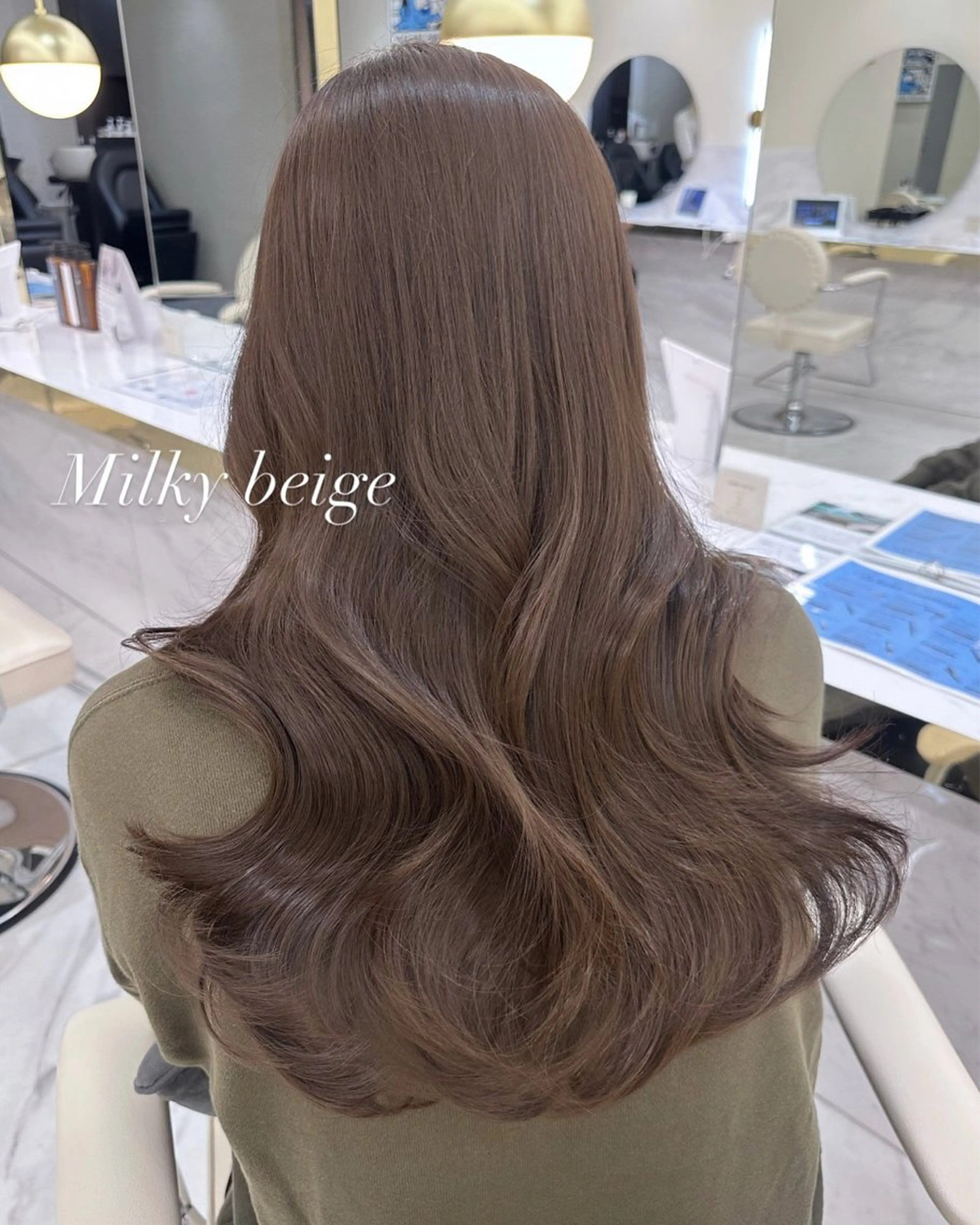 ロング カラー ヘアカラー ニシダヒカリ🌙 髪質改善×似合わせのヘアスタイル