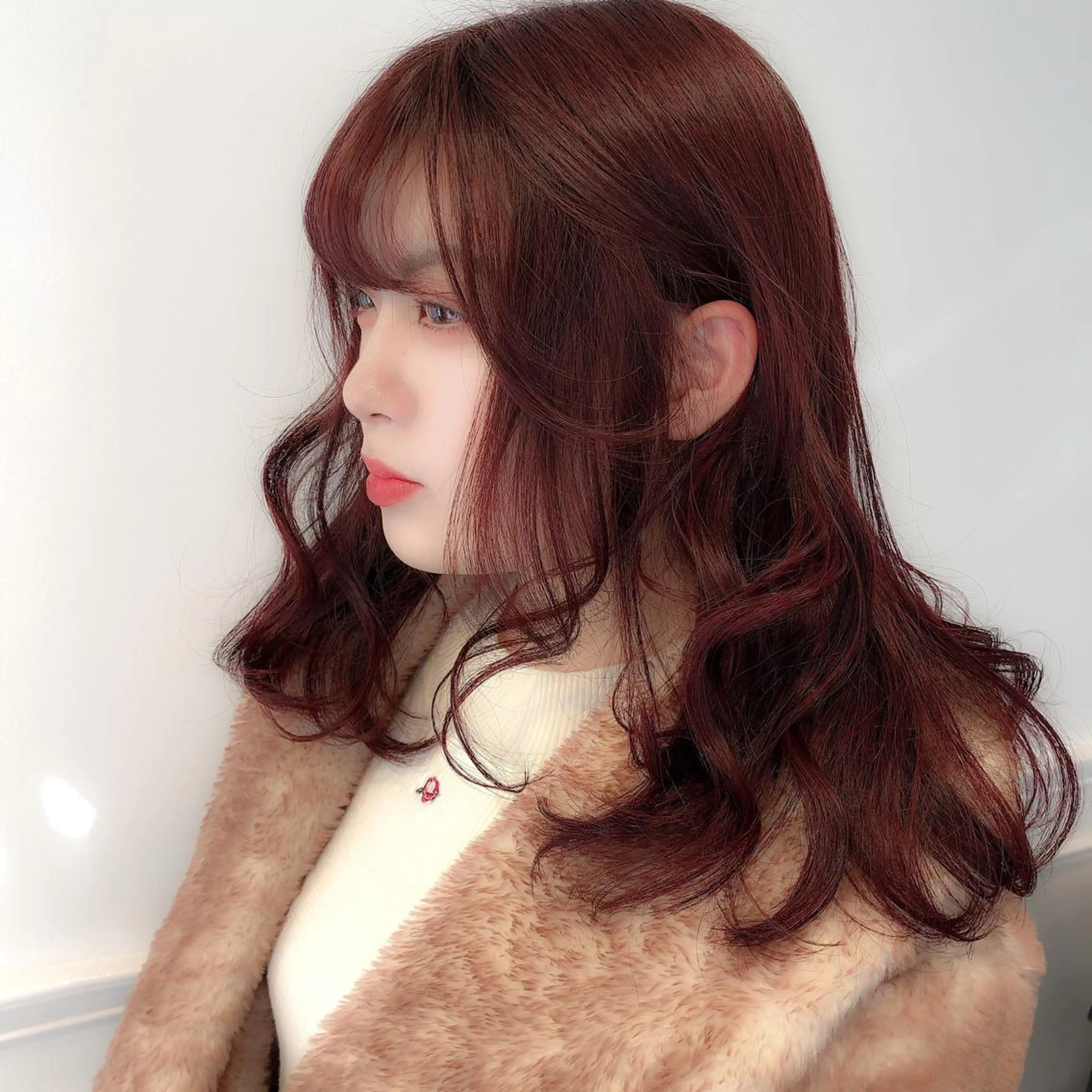 セミロング カラー ブリーチ miyu /トレンド カラー×艶髪のヘアスタイル