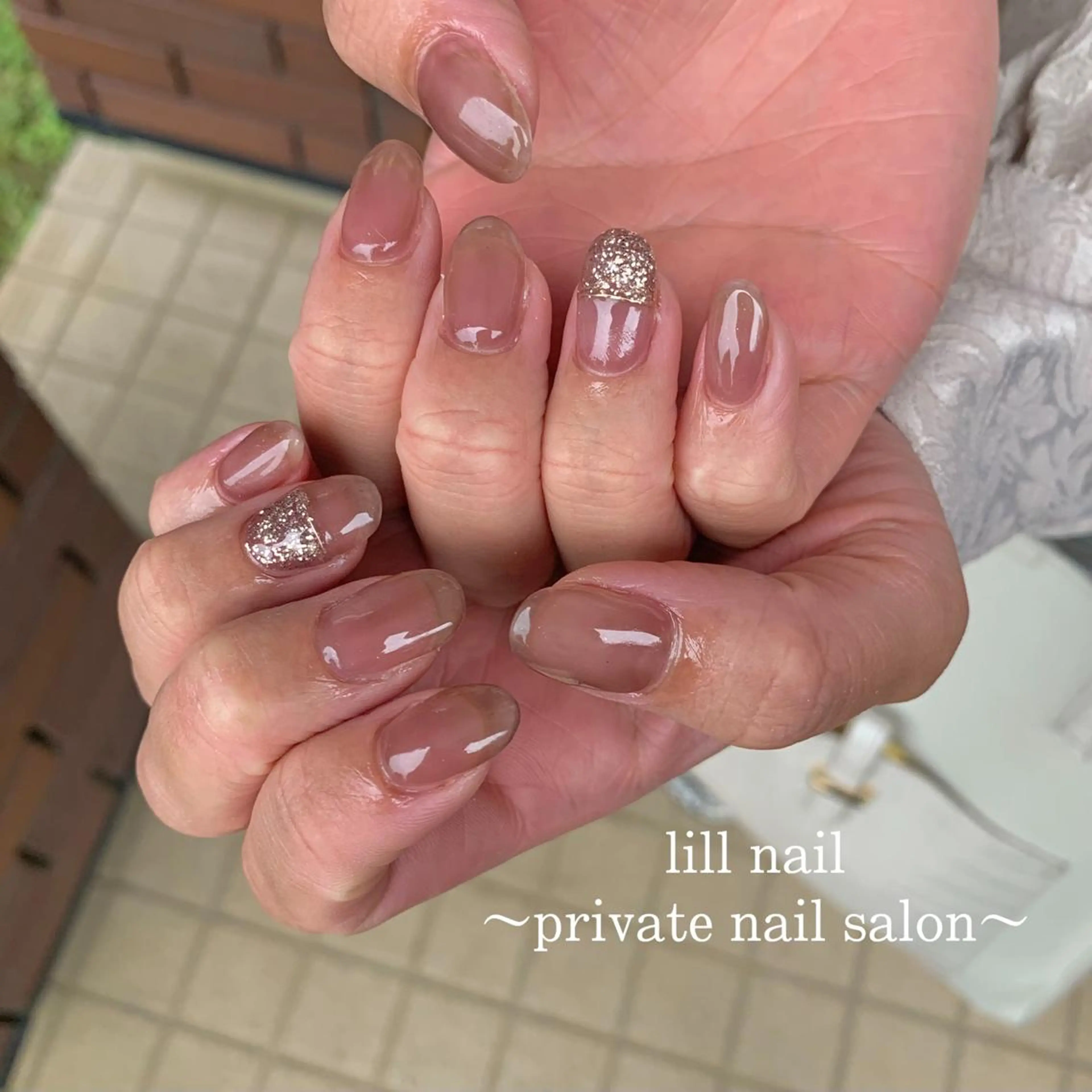 ミディアム pllia beautyのネイルデザイン