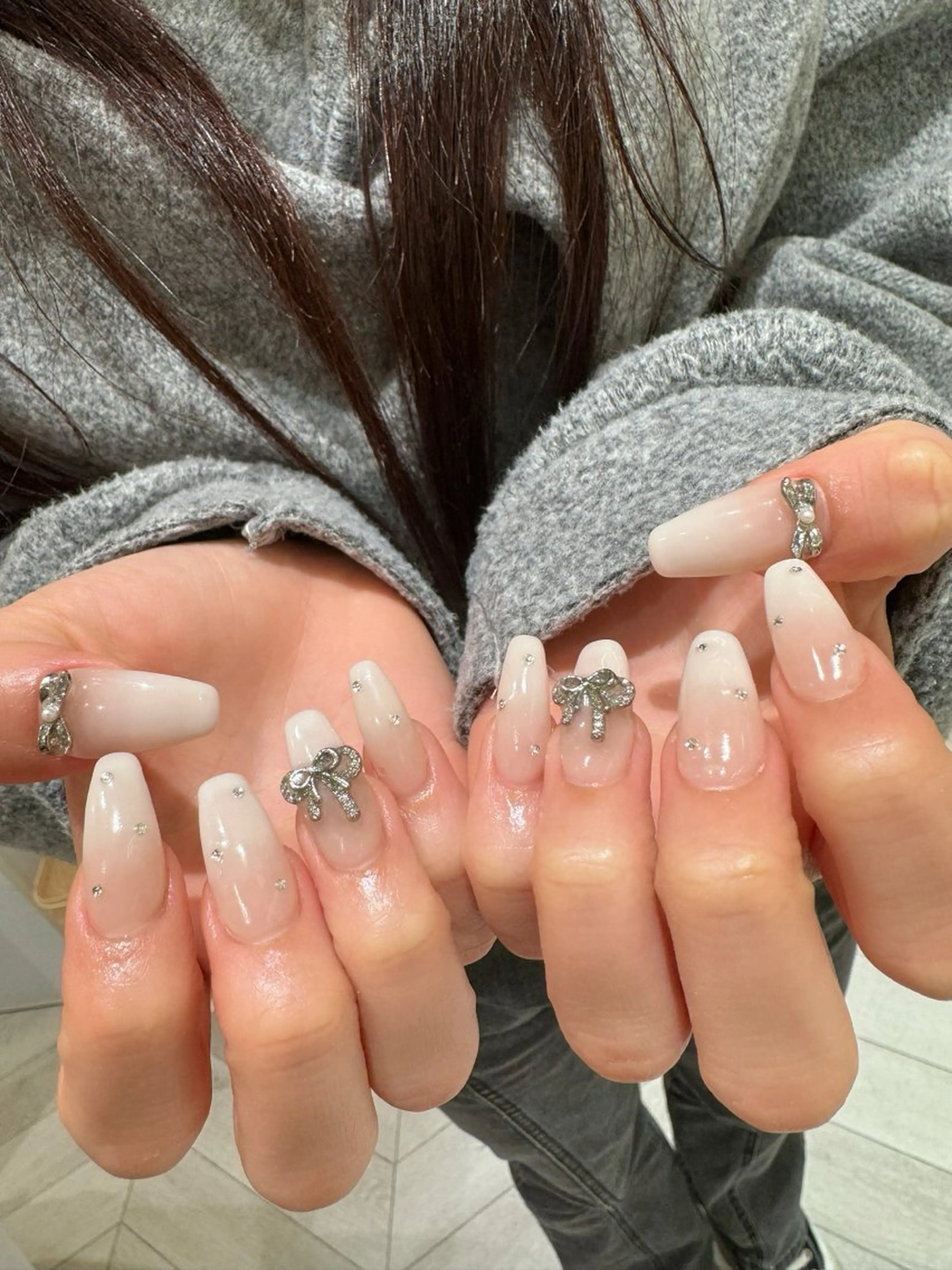 ネイル ハンドネイル なぽ ❤︎ y2k/韓国nailのネイルデザイン