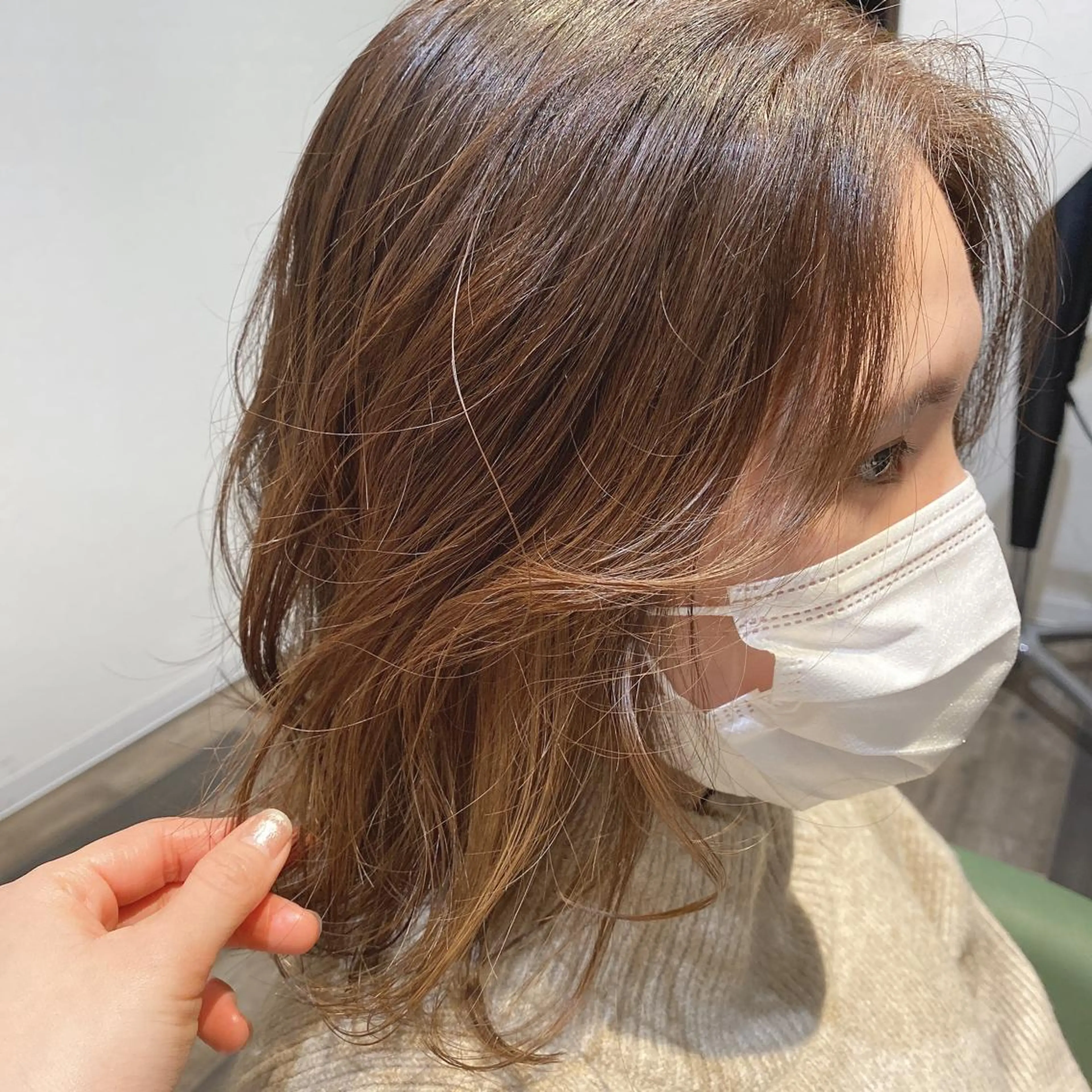 ミディアム カラー runa ショート/ボブのヘアスタイル