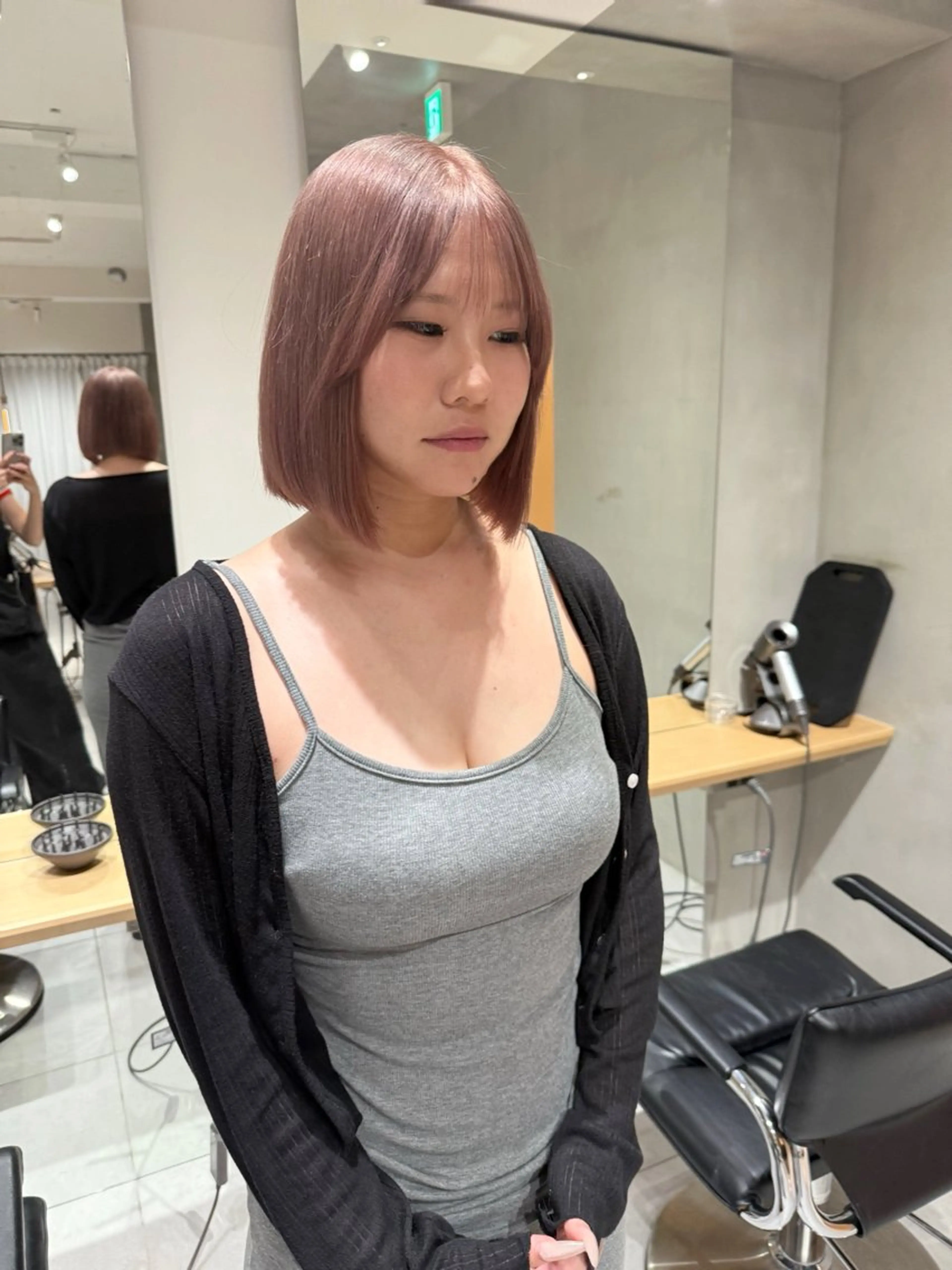 ミディアム カラー matsuri 🪽ボブカットのヘアスタイル