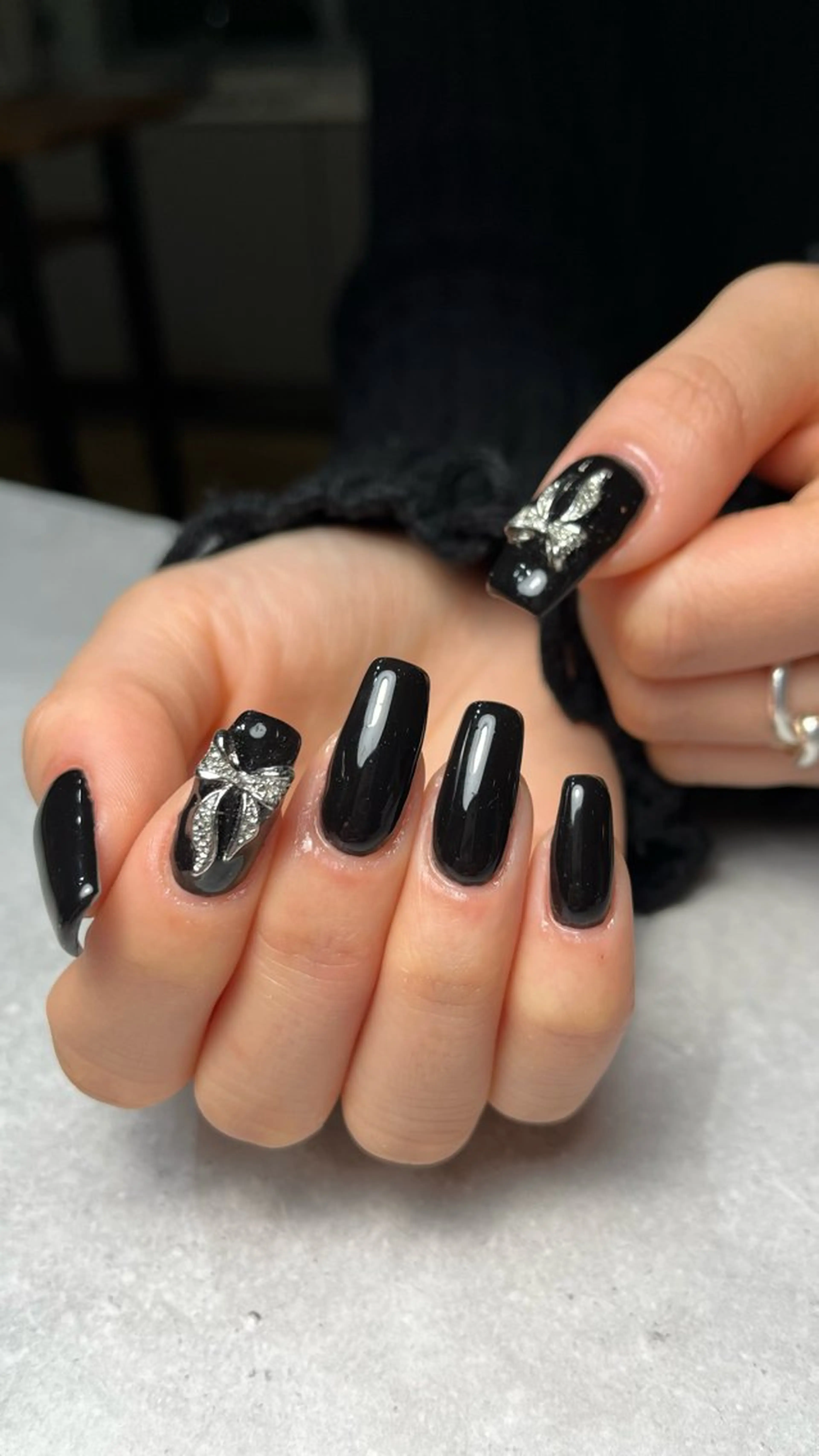 長さ出し10本+ワンカラーorラメグラ🤍の写真