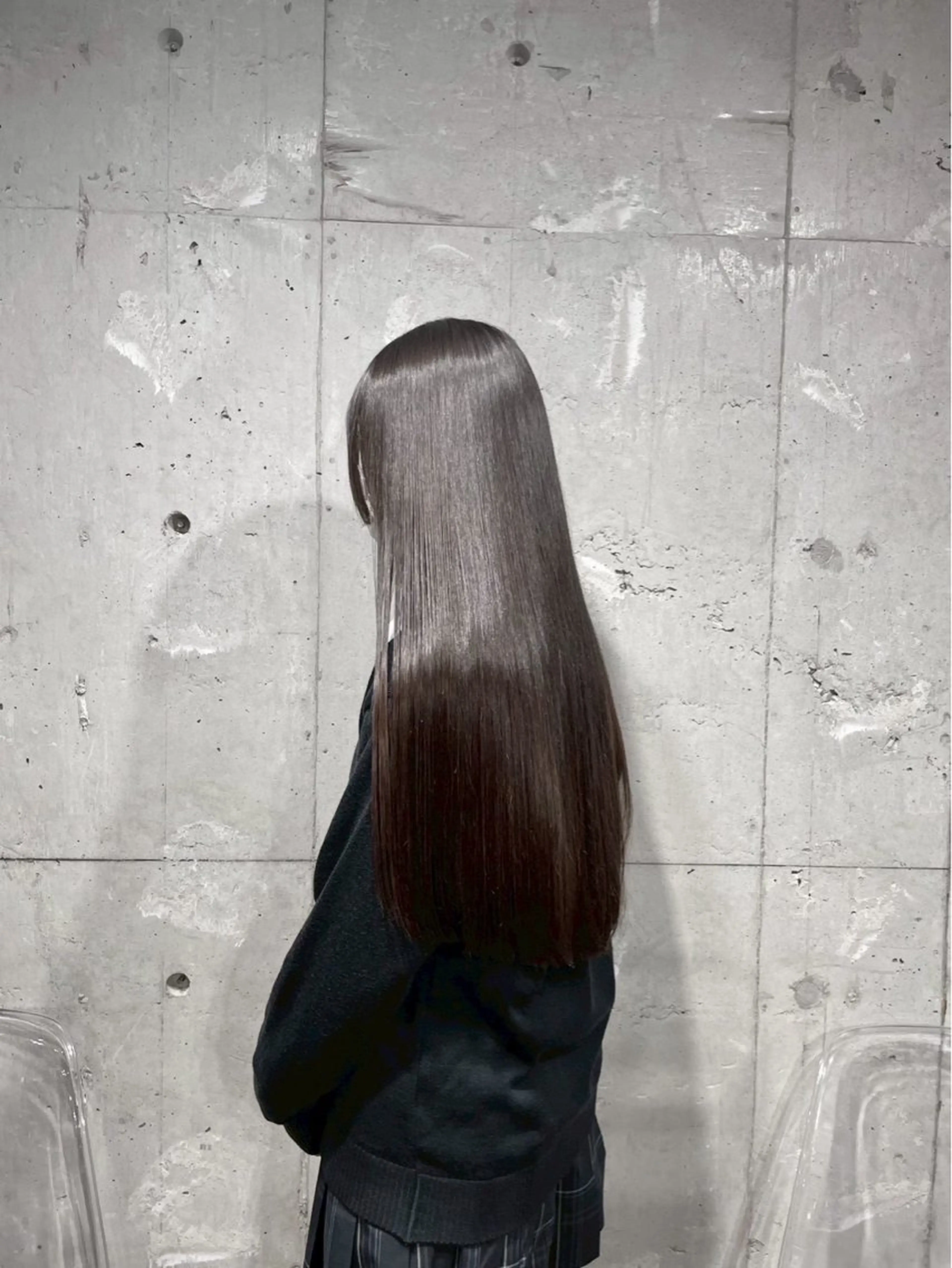 Mio 暗髪/髪質改善🖤のヘアスタイル