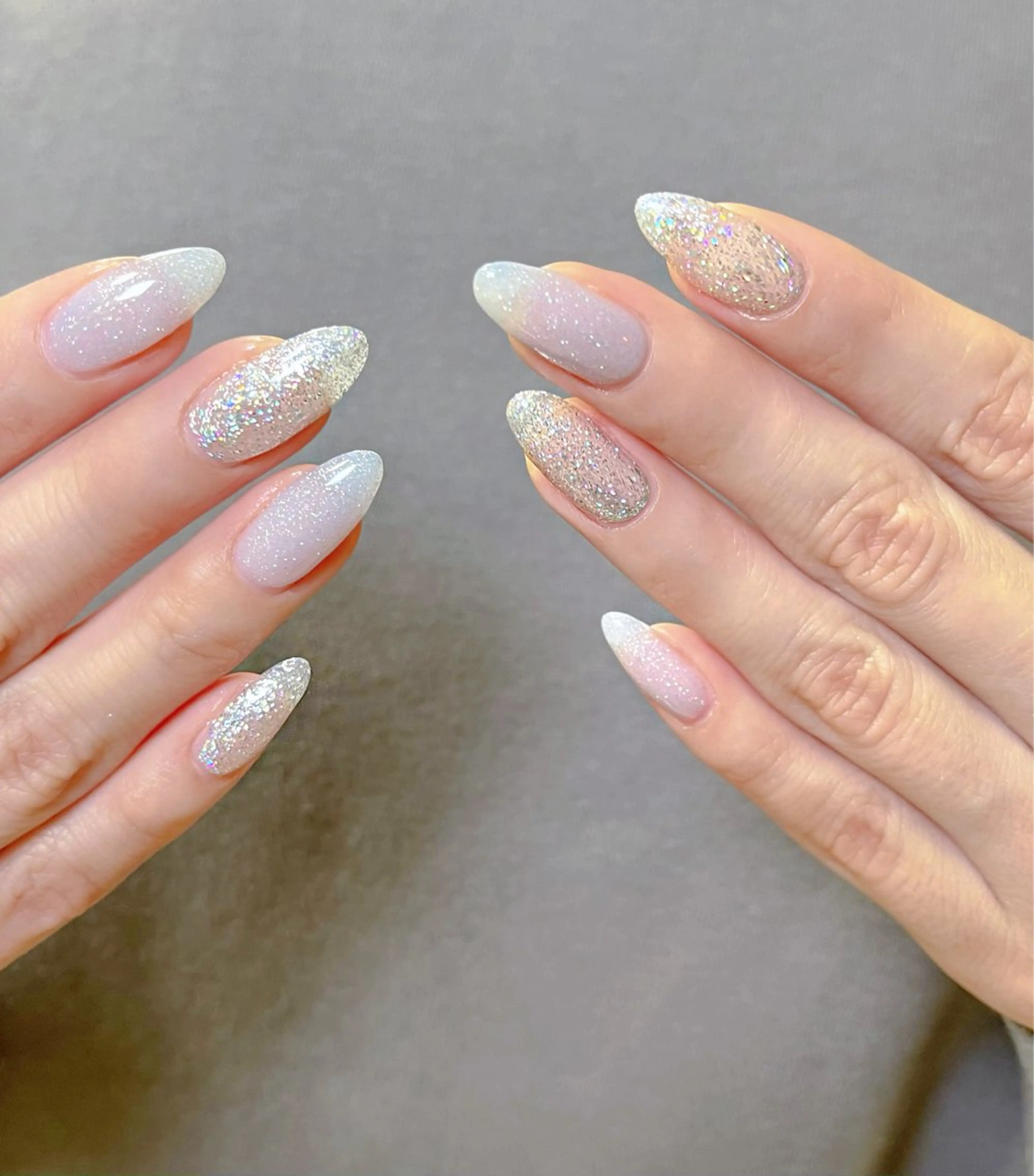 ミディアム めぐみのネイルサロン スタッフ練習のネイルデザイン