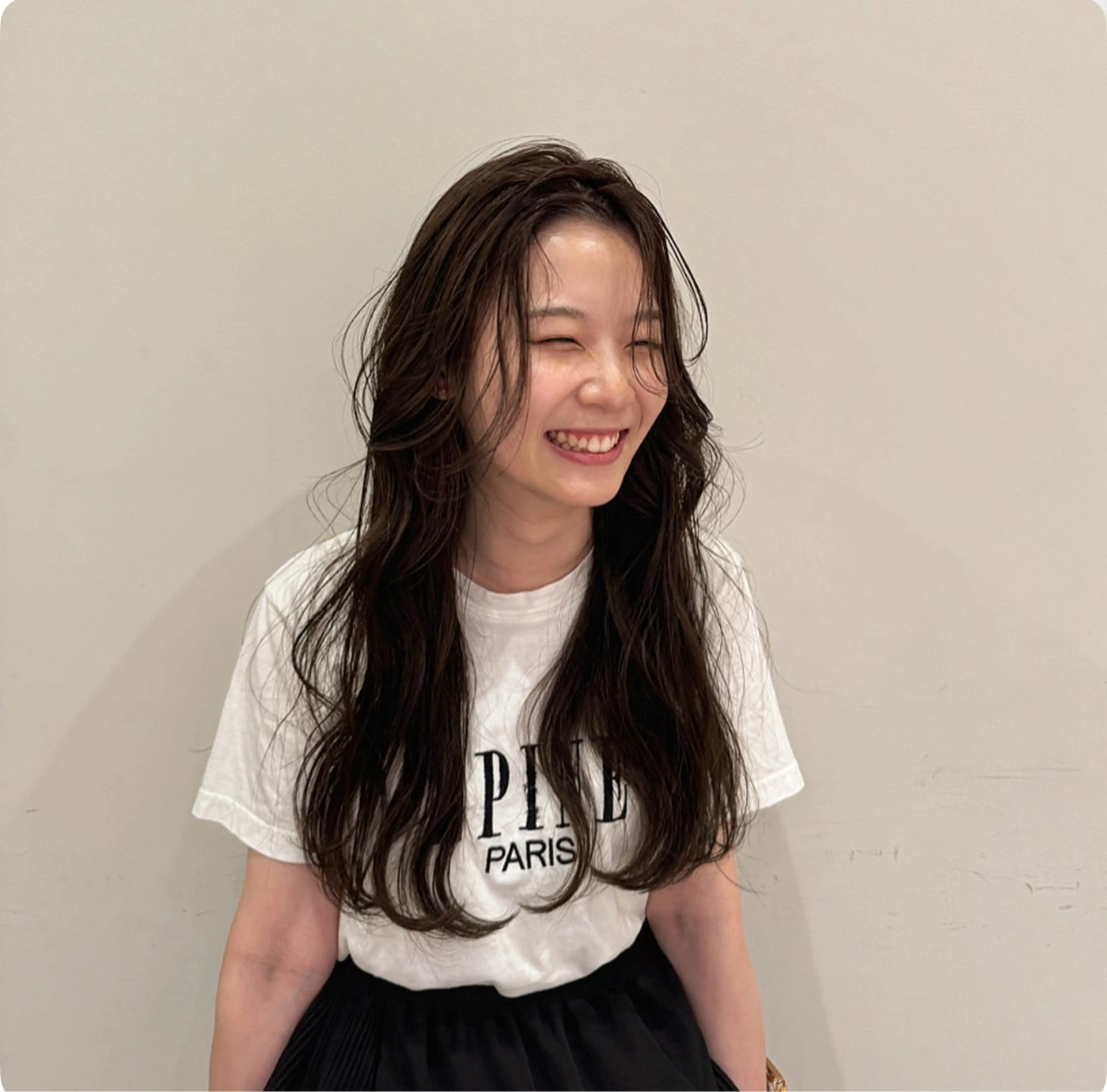 カラー ブラウンカラー ナチュラルブラウン 高桑 みひののヘアスタイル