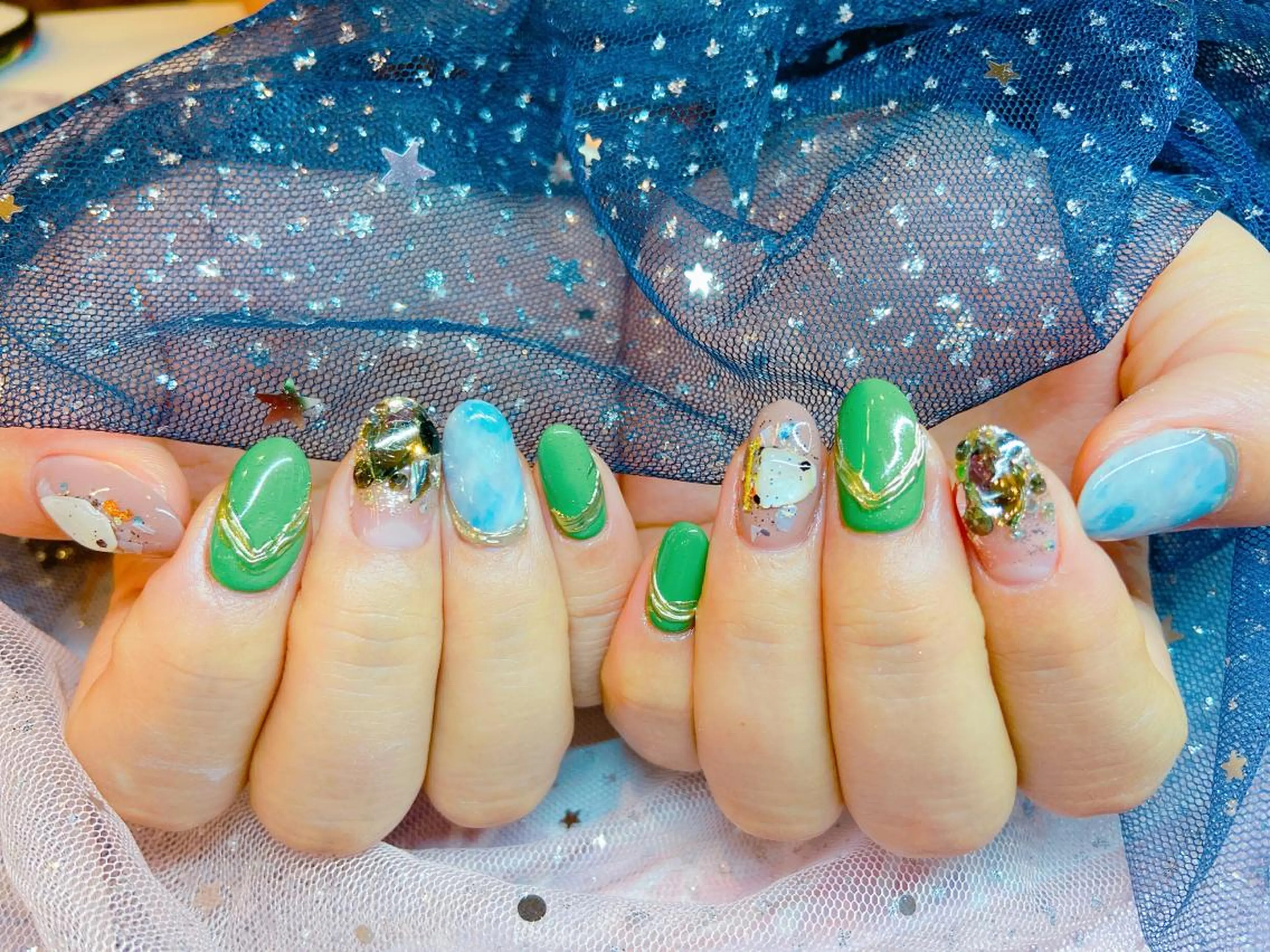 ネイル 長さだし専門店 M2　rikaのネイルデザイン