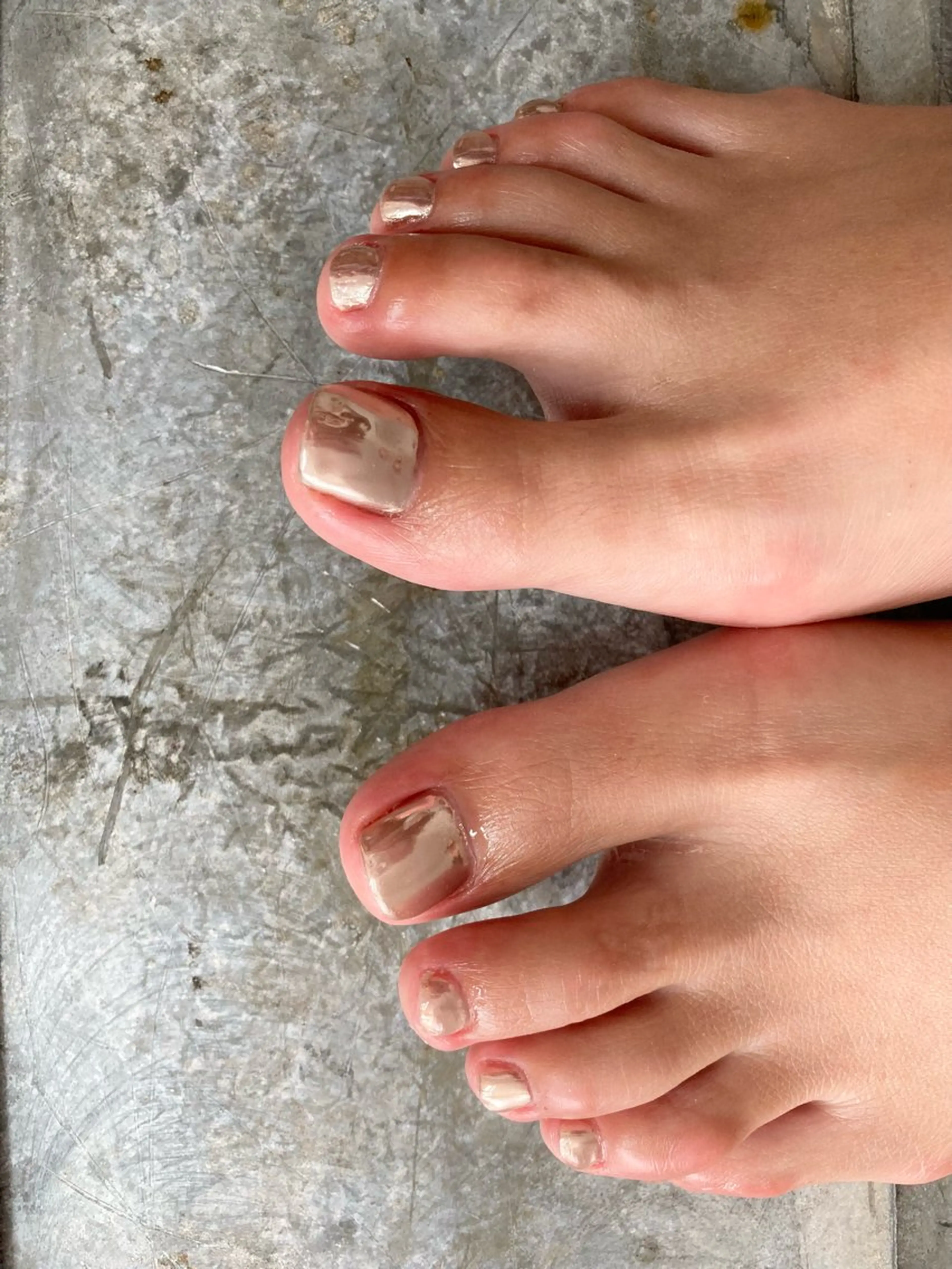 【🦶🏻フット】シンプルアート🫧初回他店様オフ代無料の写真